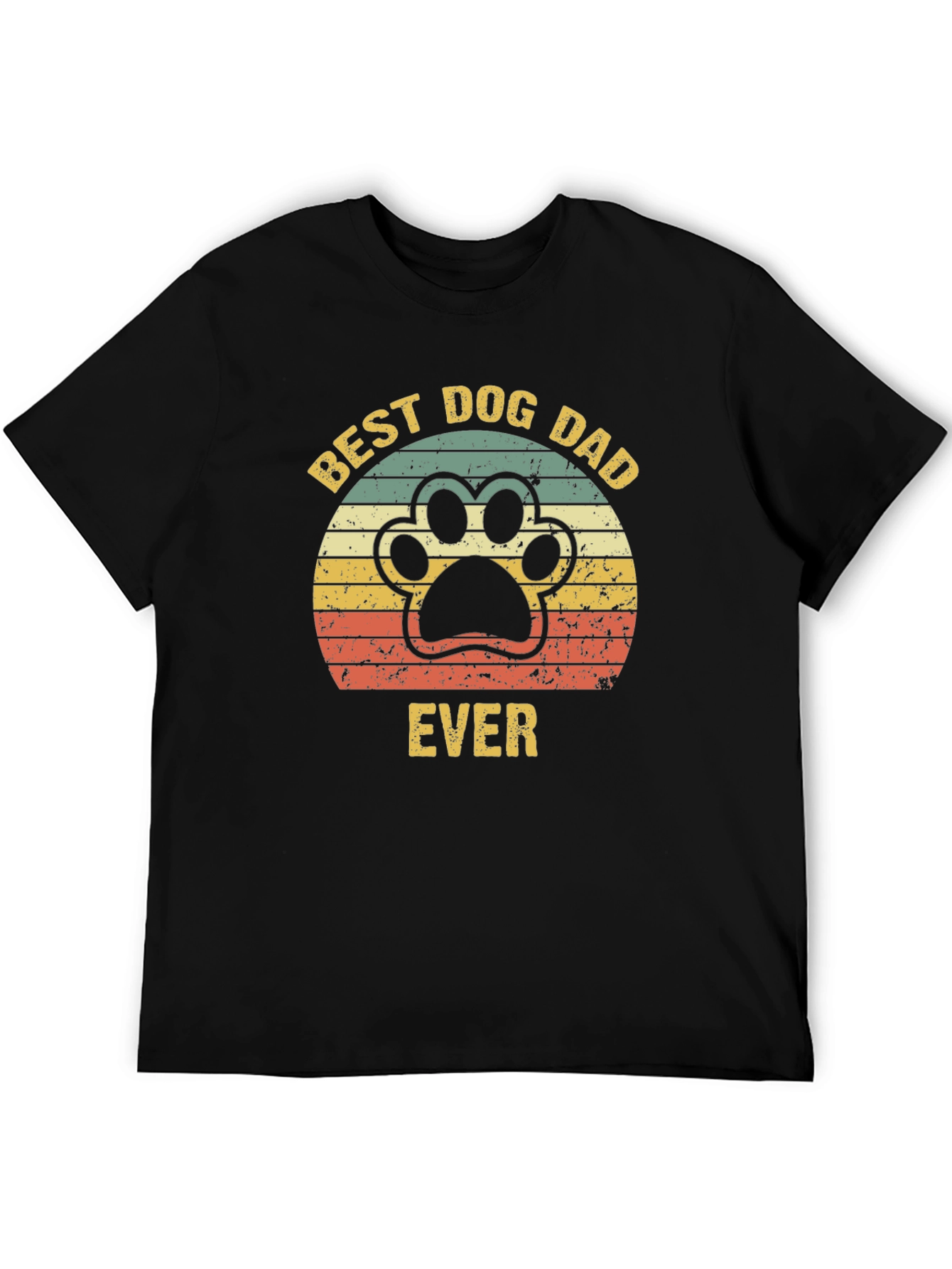 Best Dog Dad Ever Graphic T-Shirt