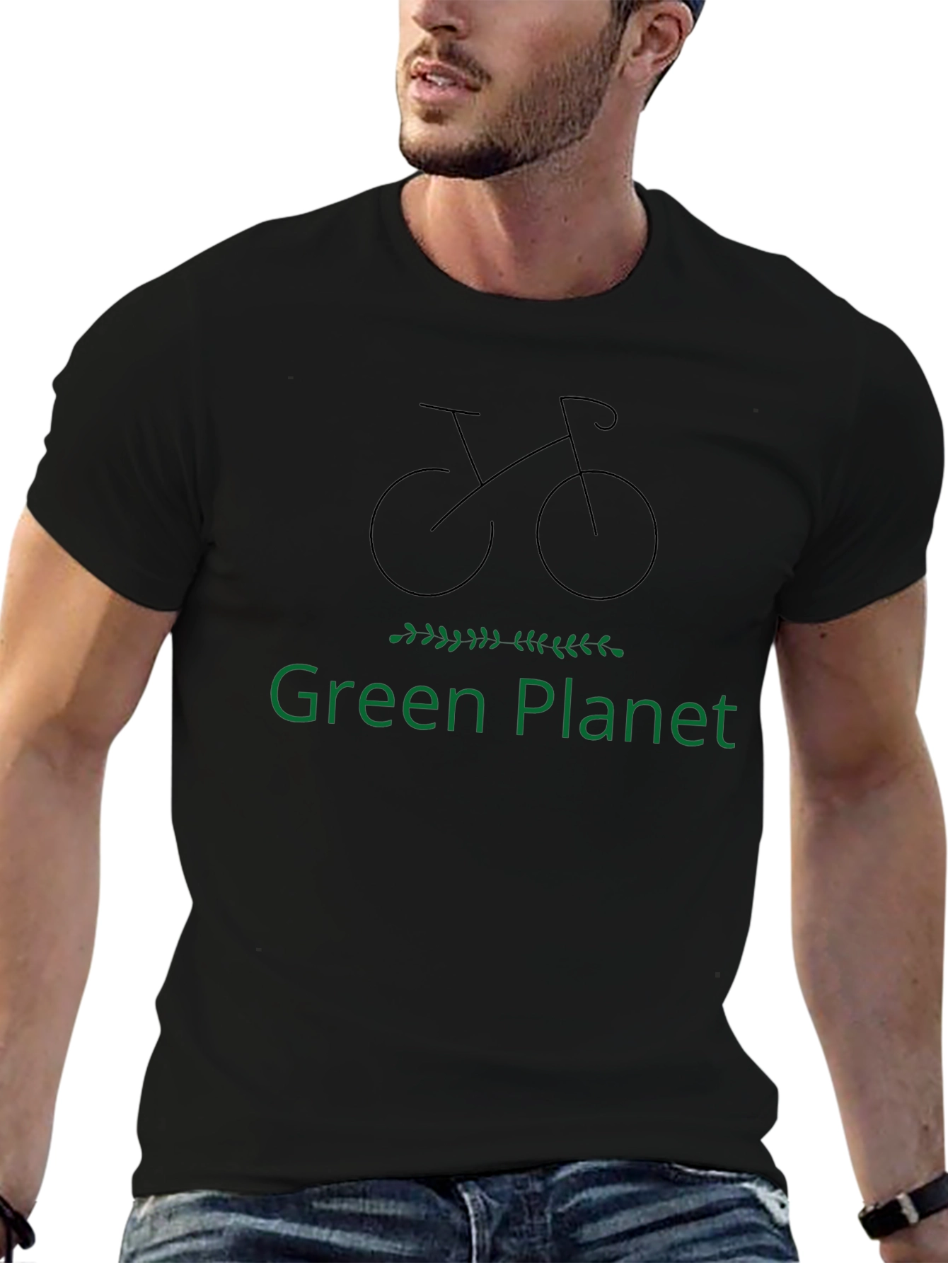 Green Planet Bike T-Shirt - Eco-Friendly Design