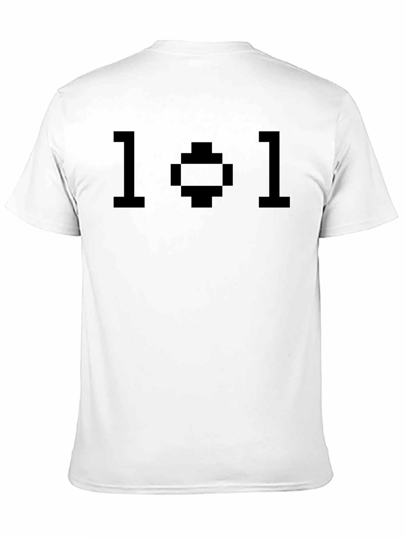 Pixelated 101 Graphic Black T-Shirt