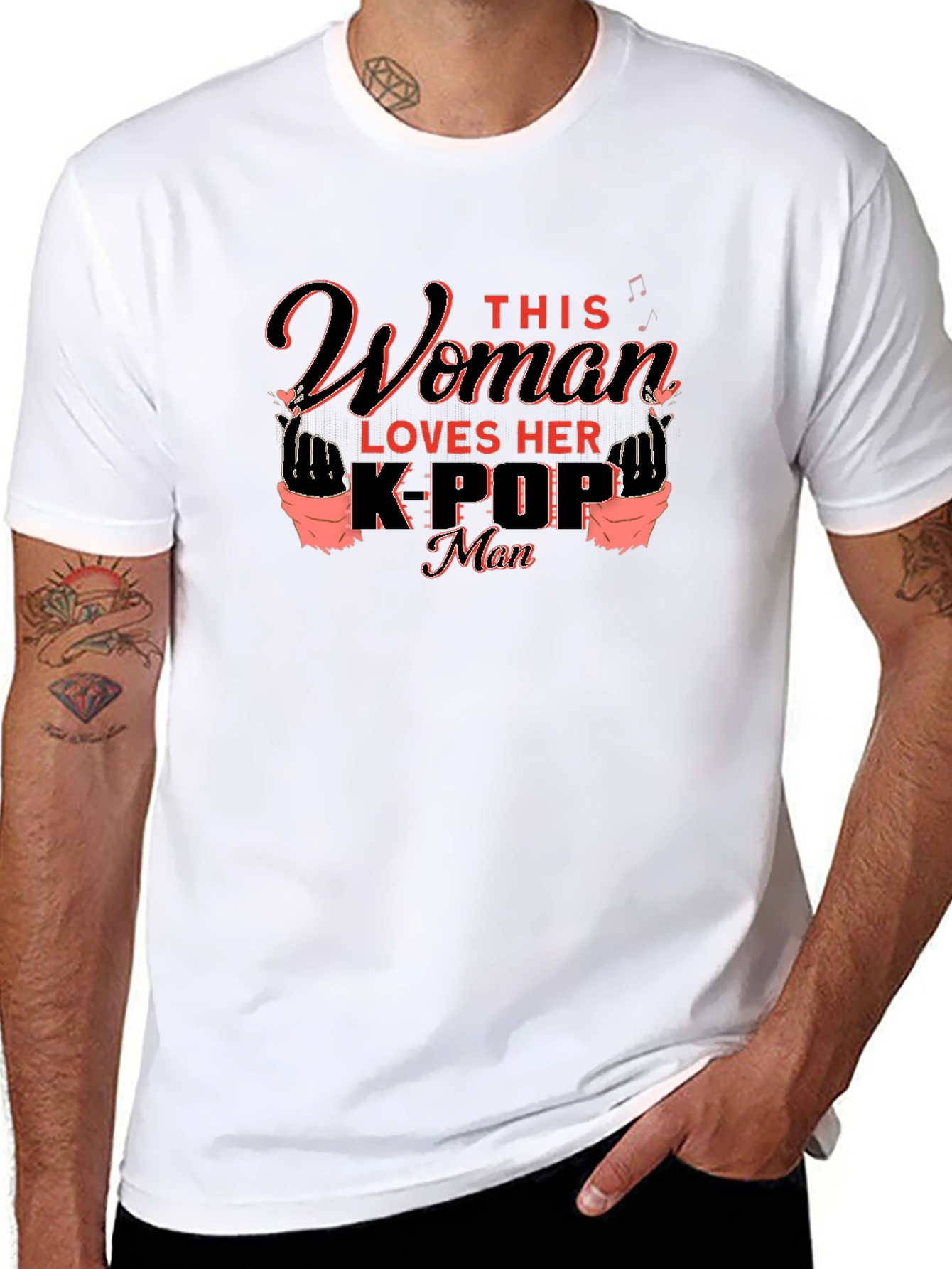 Woman Loves Her Kpop Man T-Shirt