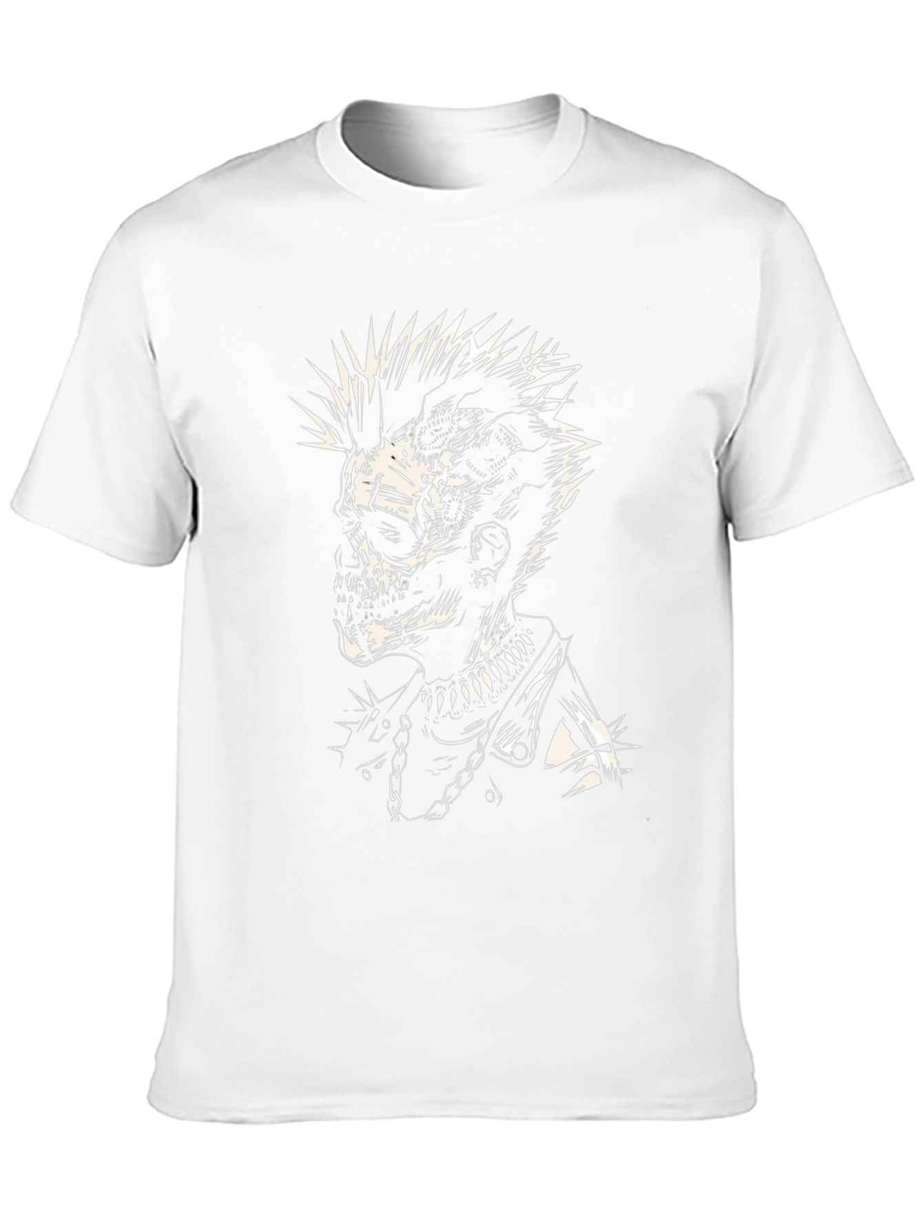 Punk Zombie Graphic T-Shirt - Black Cotton Tee
