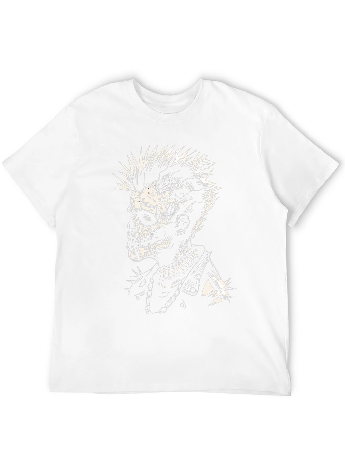 Punk Zombie Graphic T-Shirt - Black Cotton Tee