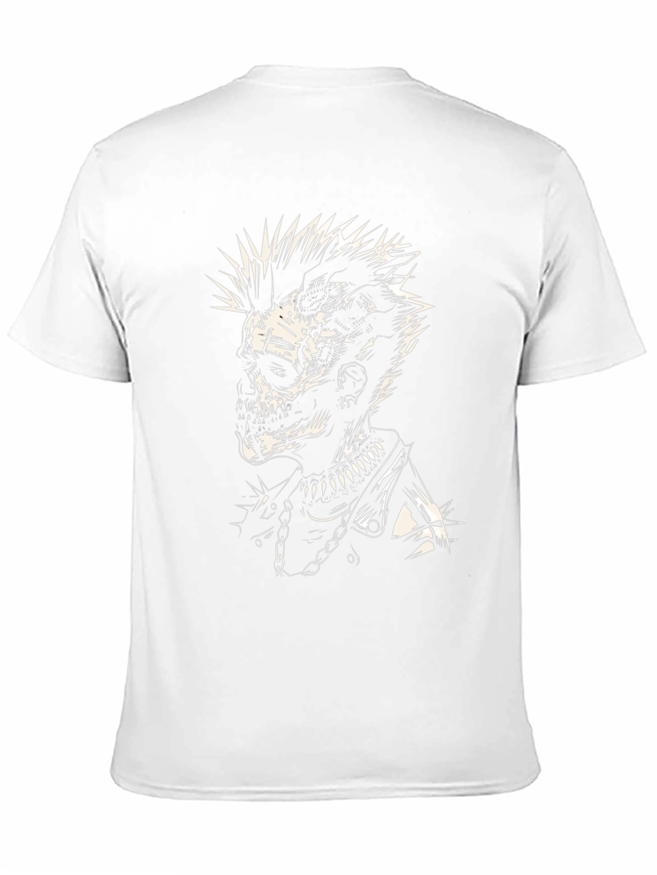 Punk Zombie Graphic T-Shirt - Black Cotton Tee