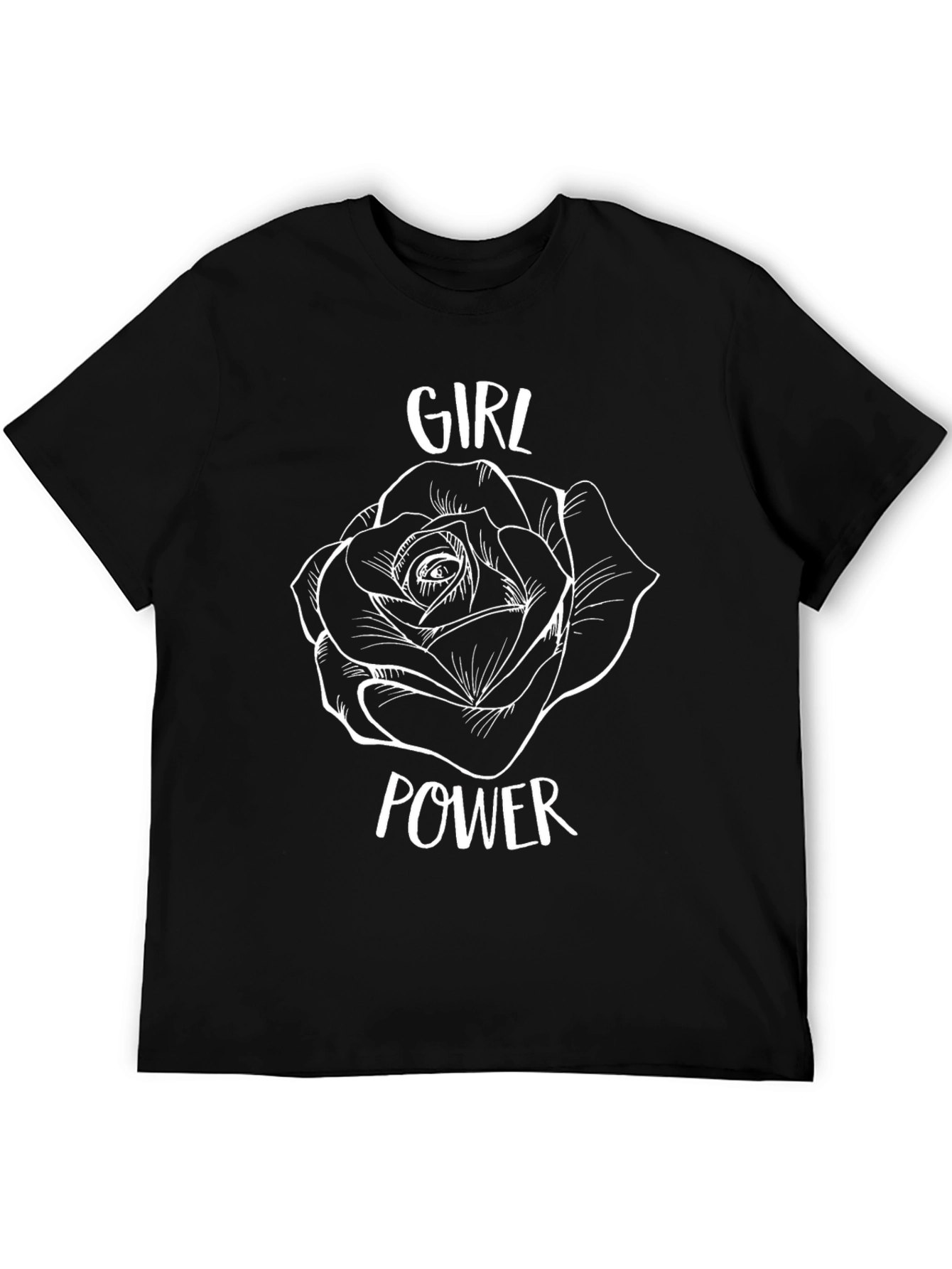 Girl Power Rose Graphic Tee