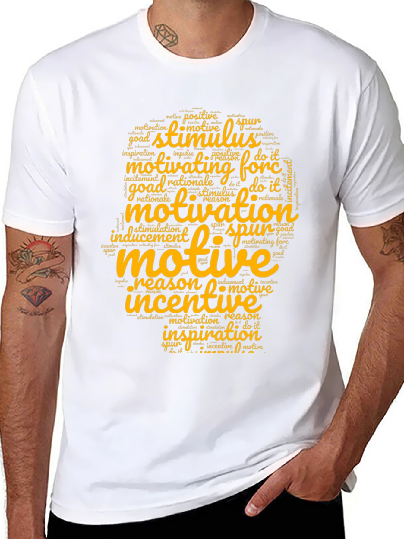 Motivational Word Art T-Shirt