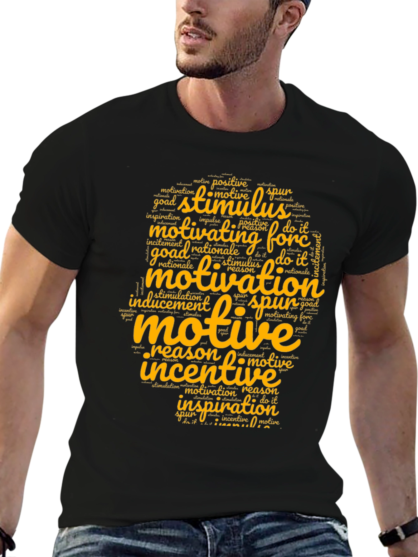 Motivational Word Art T-Shirt