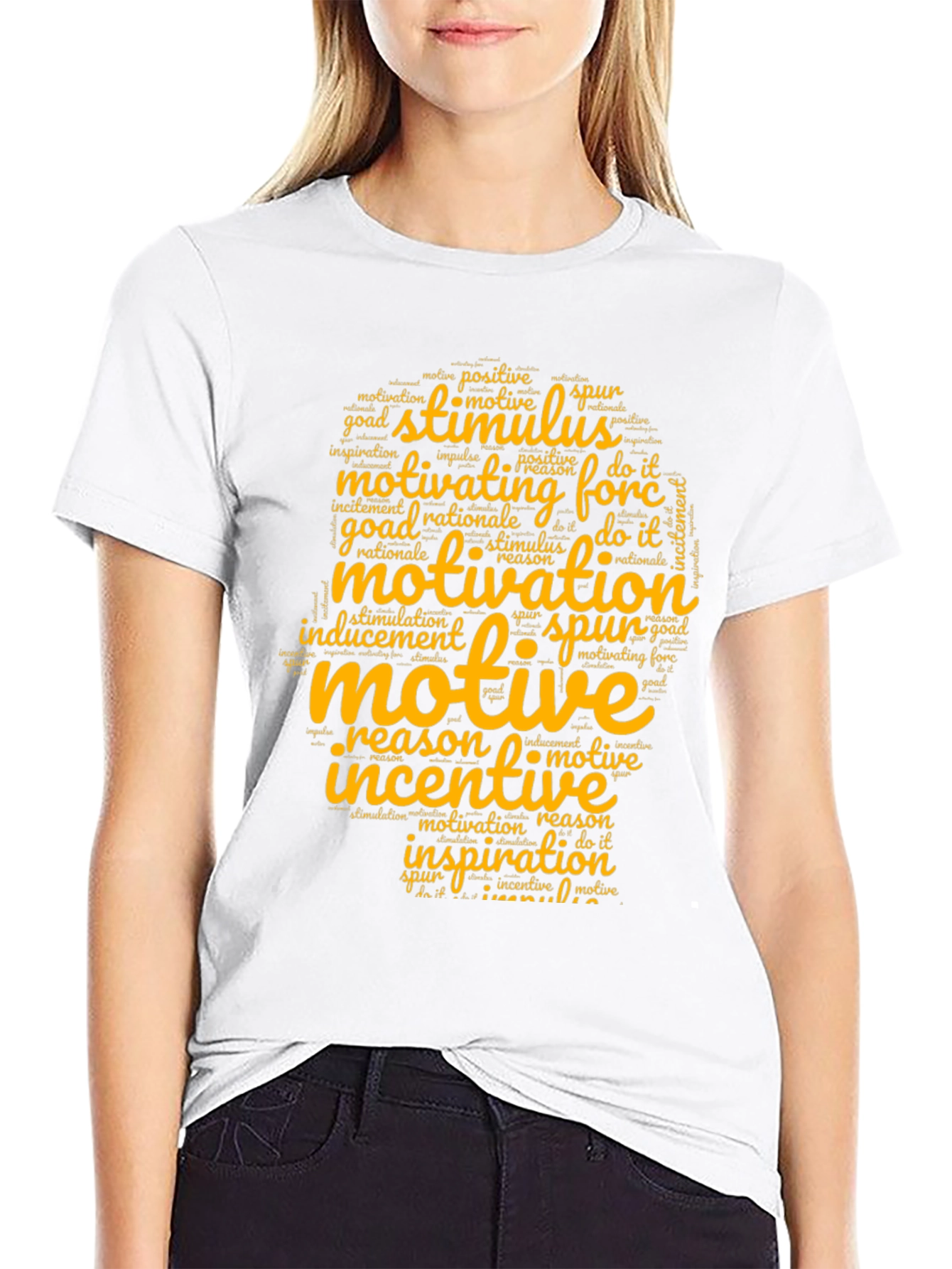 Motivational Word Art T-Shirt