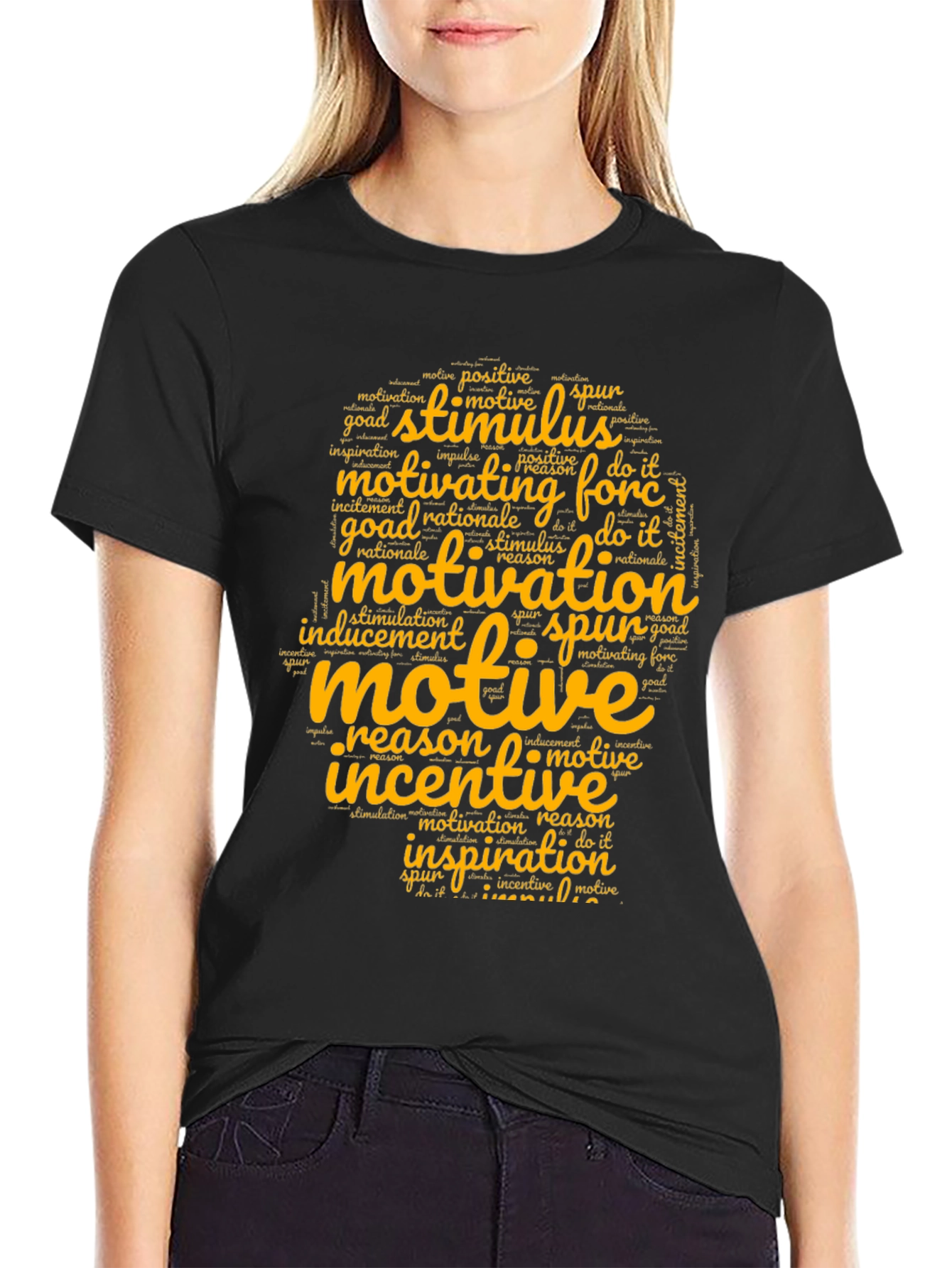 Motivational Word Art T-Shirt