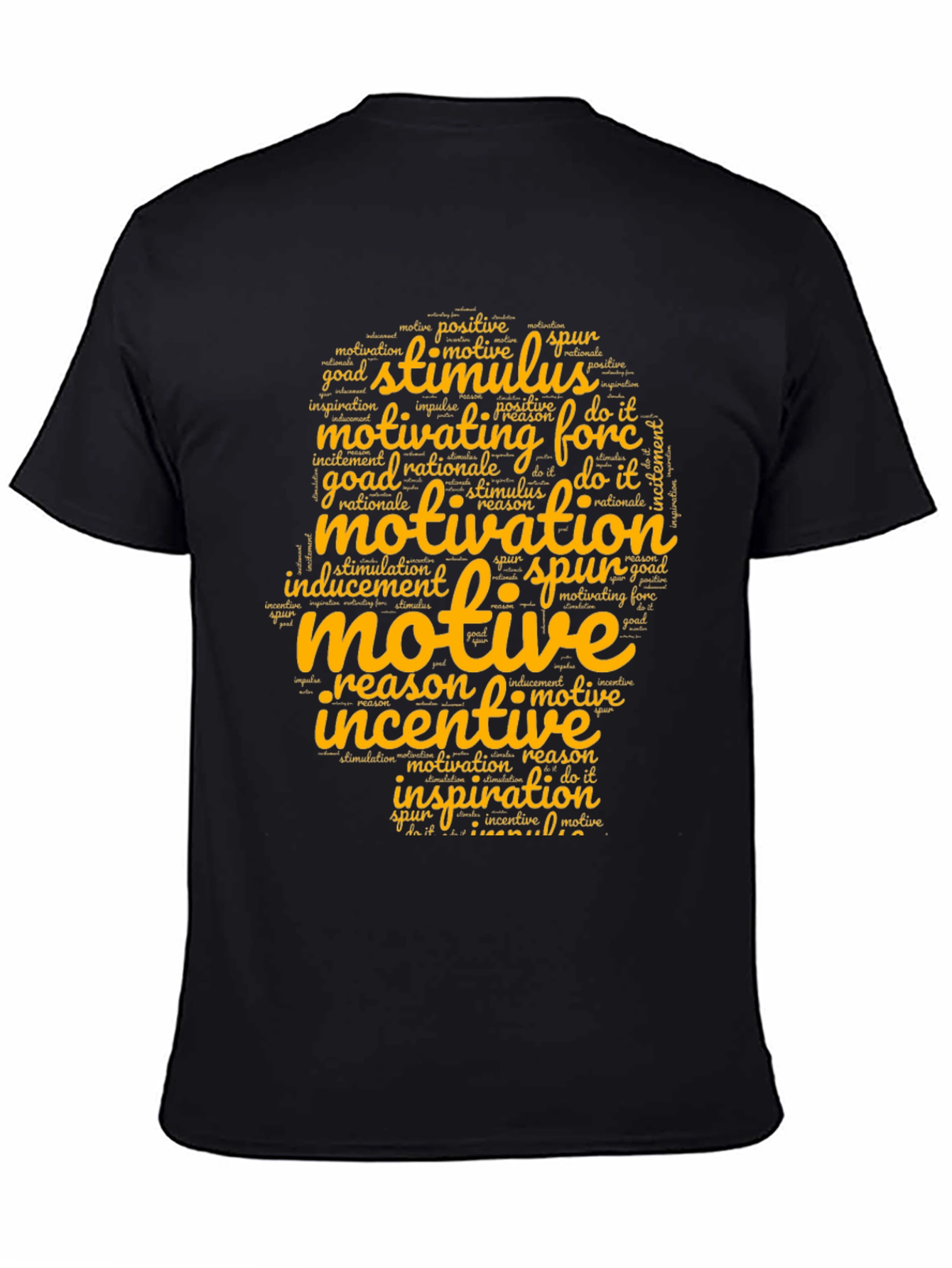 Motivational Word Art T-Shirt
