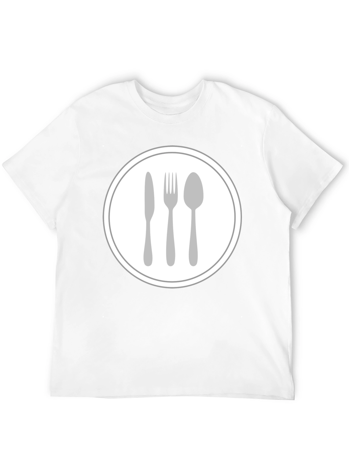 Culinary Cutlery T-Shirt - Round Graphic Tee