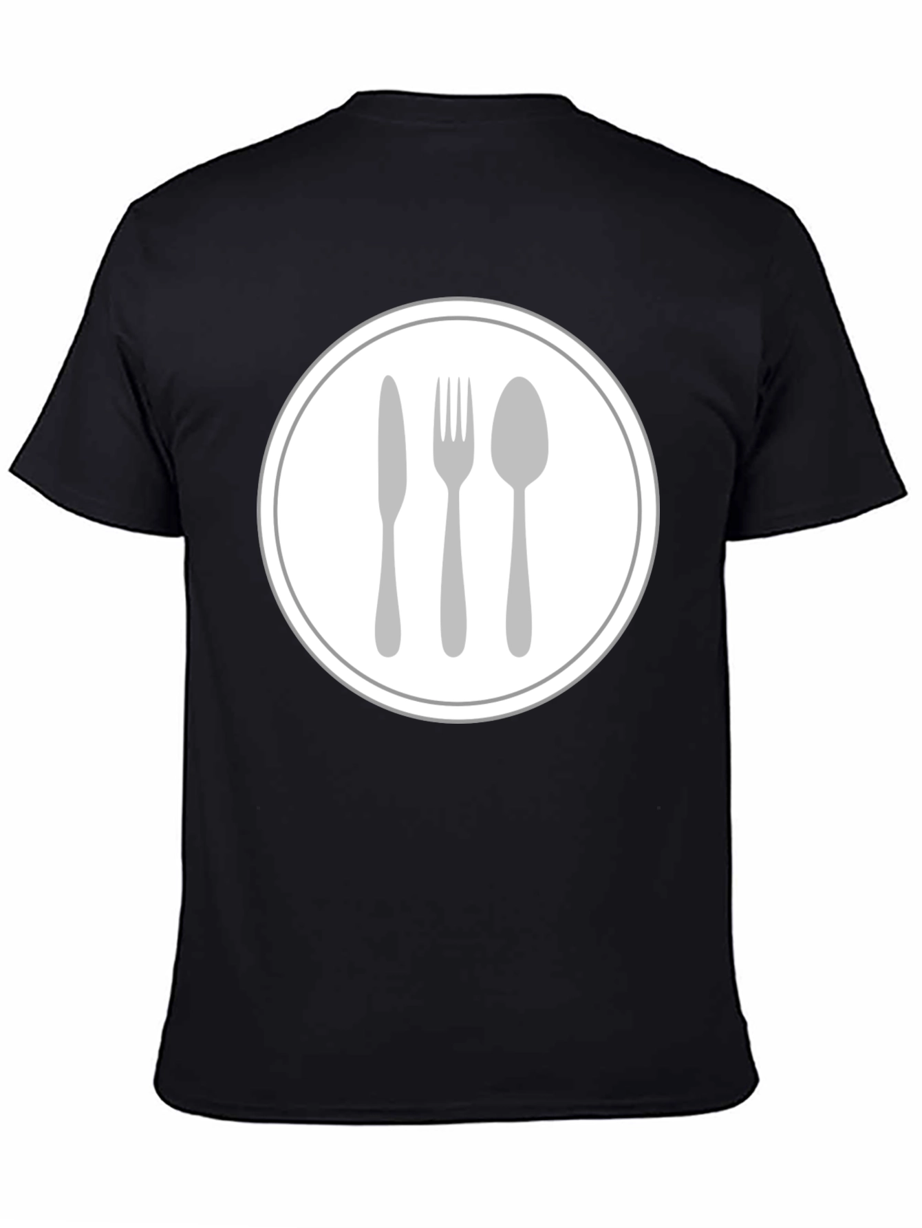 Culinary Cutlery T-Shirt - Round Graphic Tee