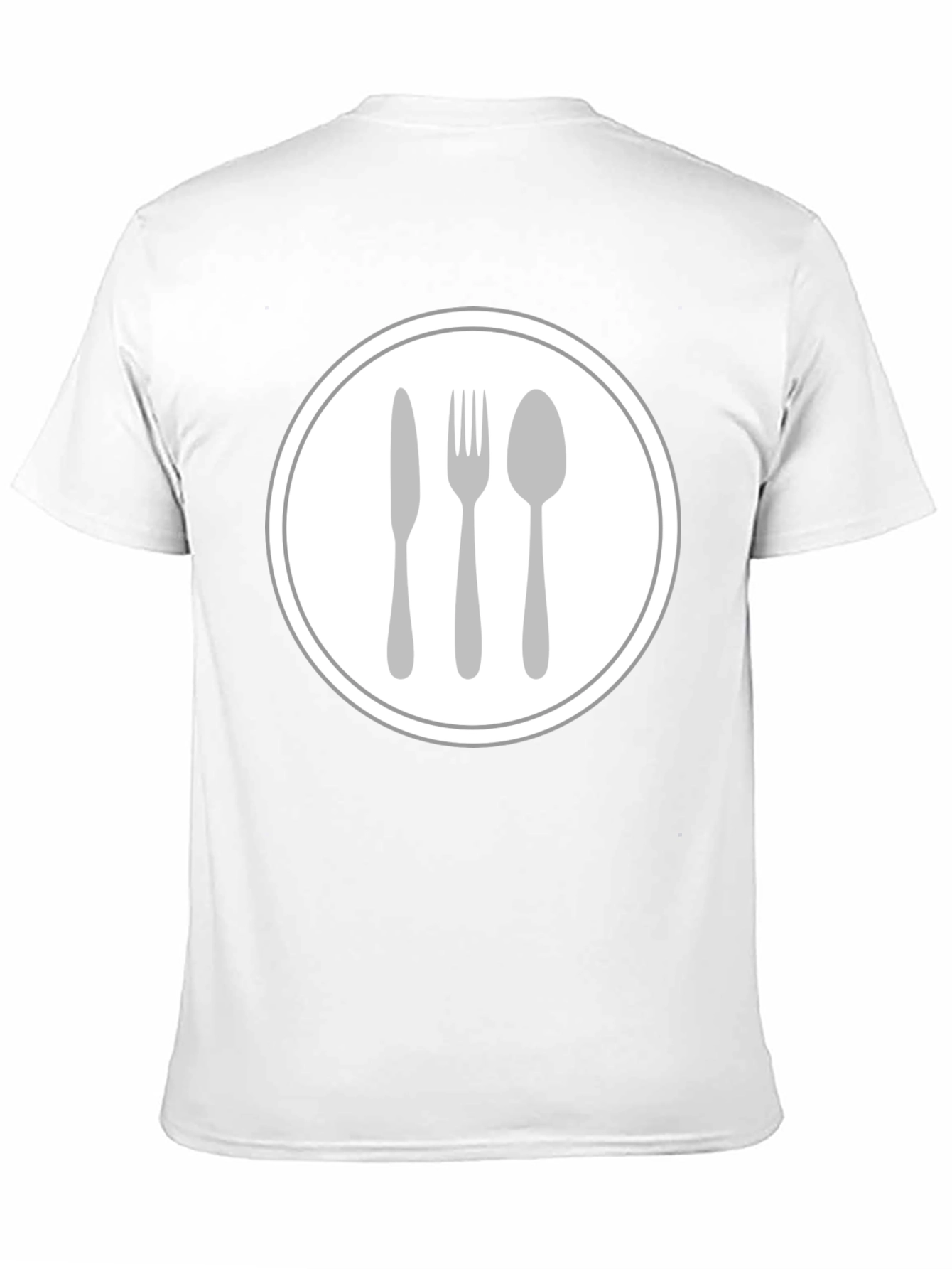 Culinary Cutlery T-Shirt - Round Graphic Tee