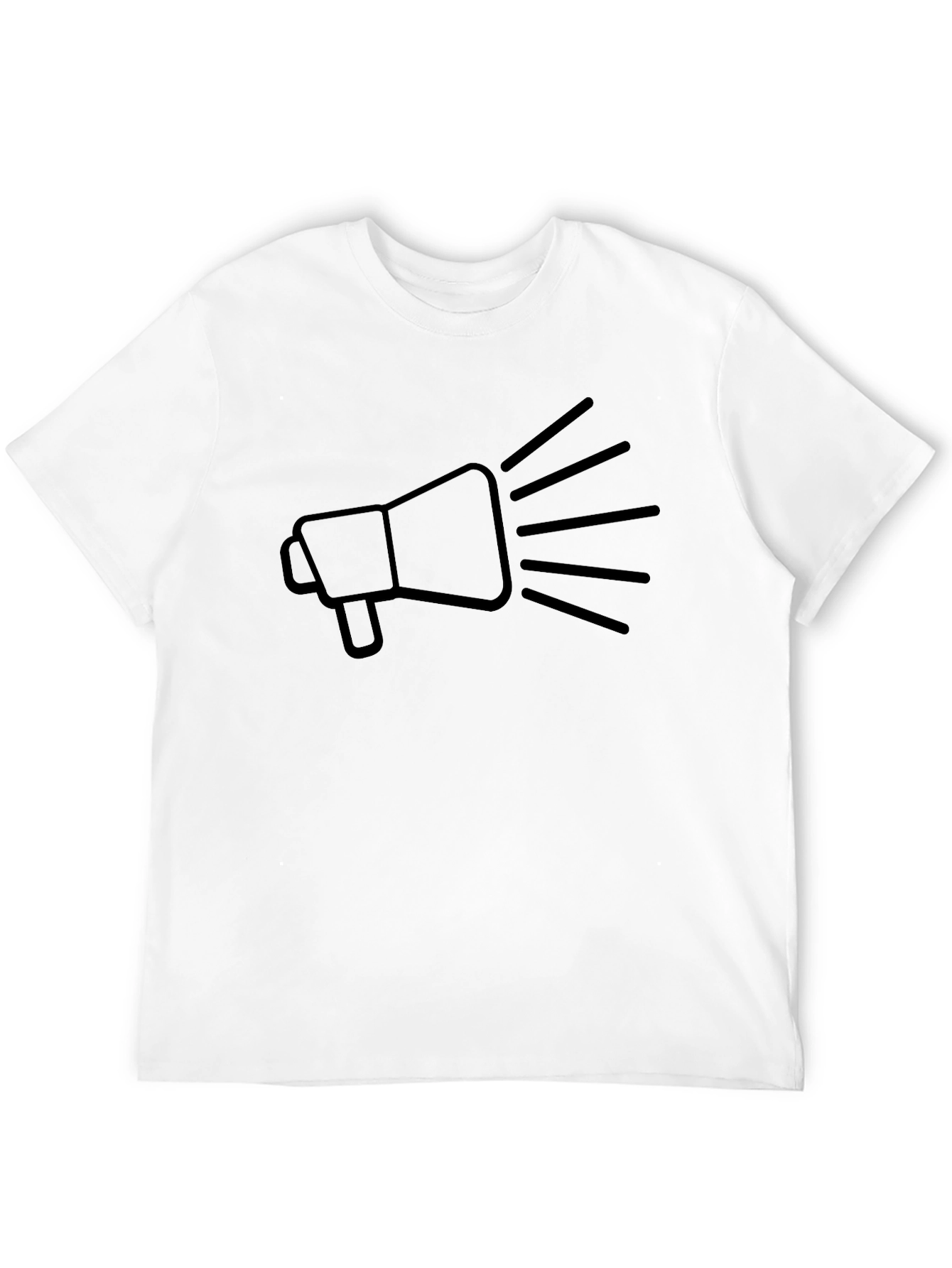 Megaphone Graphic Tee - Black