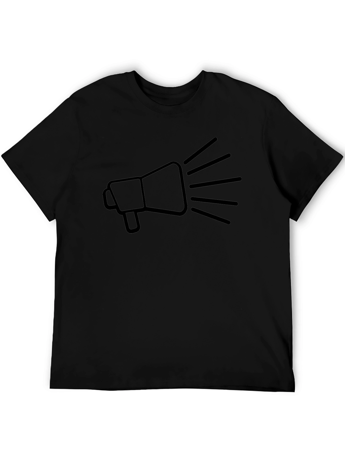 Megaphone Graphic Tee - Black