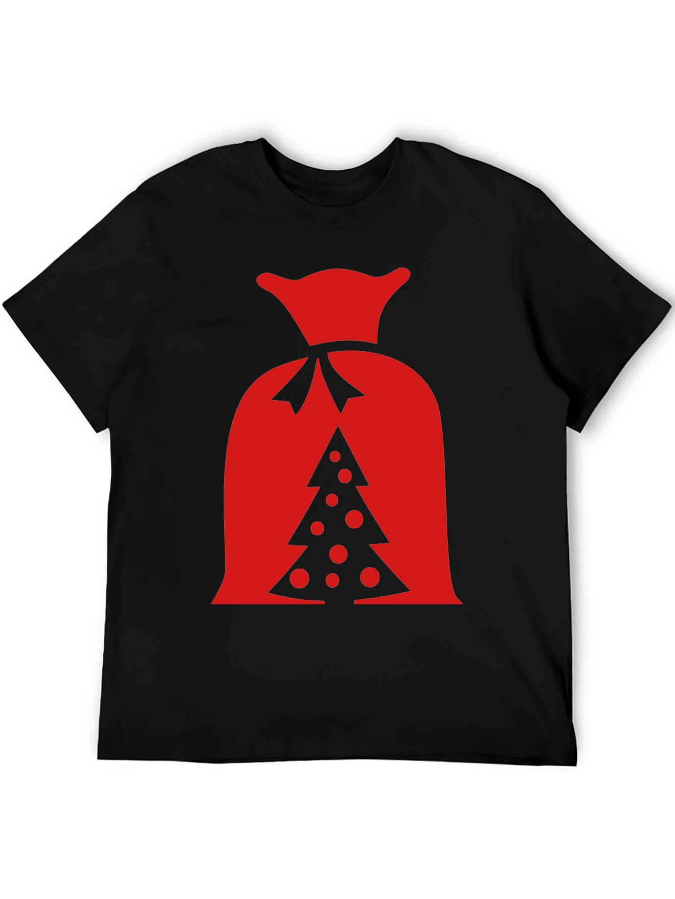 Festive Christmas Tree Sack Graphic Tee