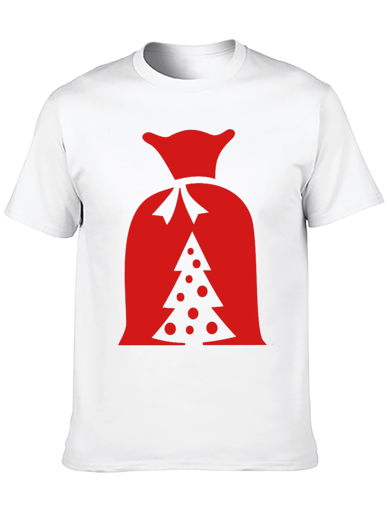 Festive Christmas Tree Sack Graphic Tee