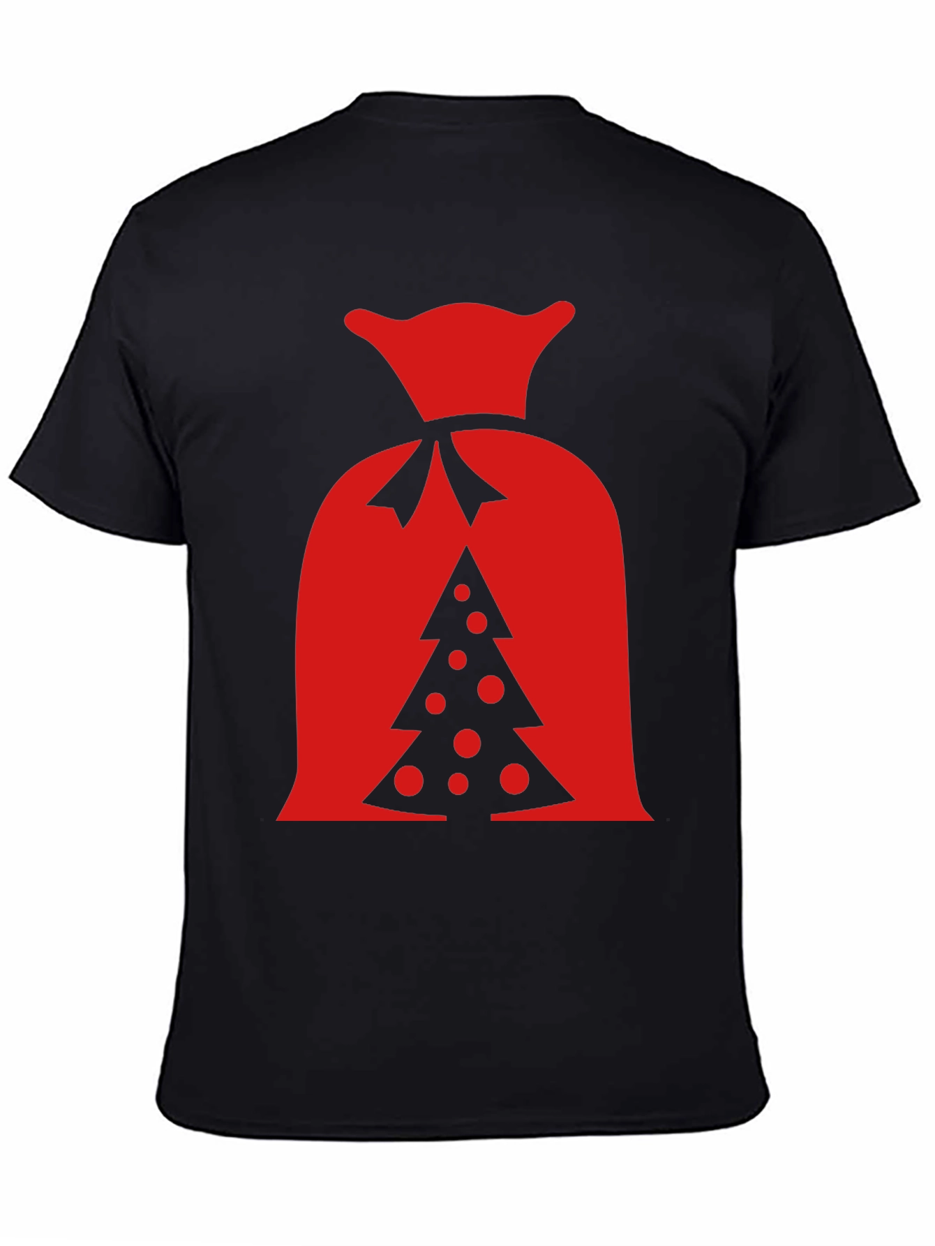 Festive Christmas Tree Sack Graphic Tee
