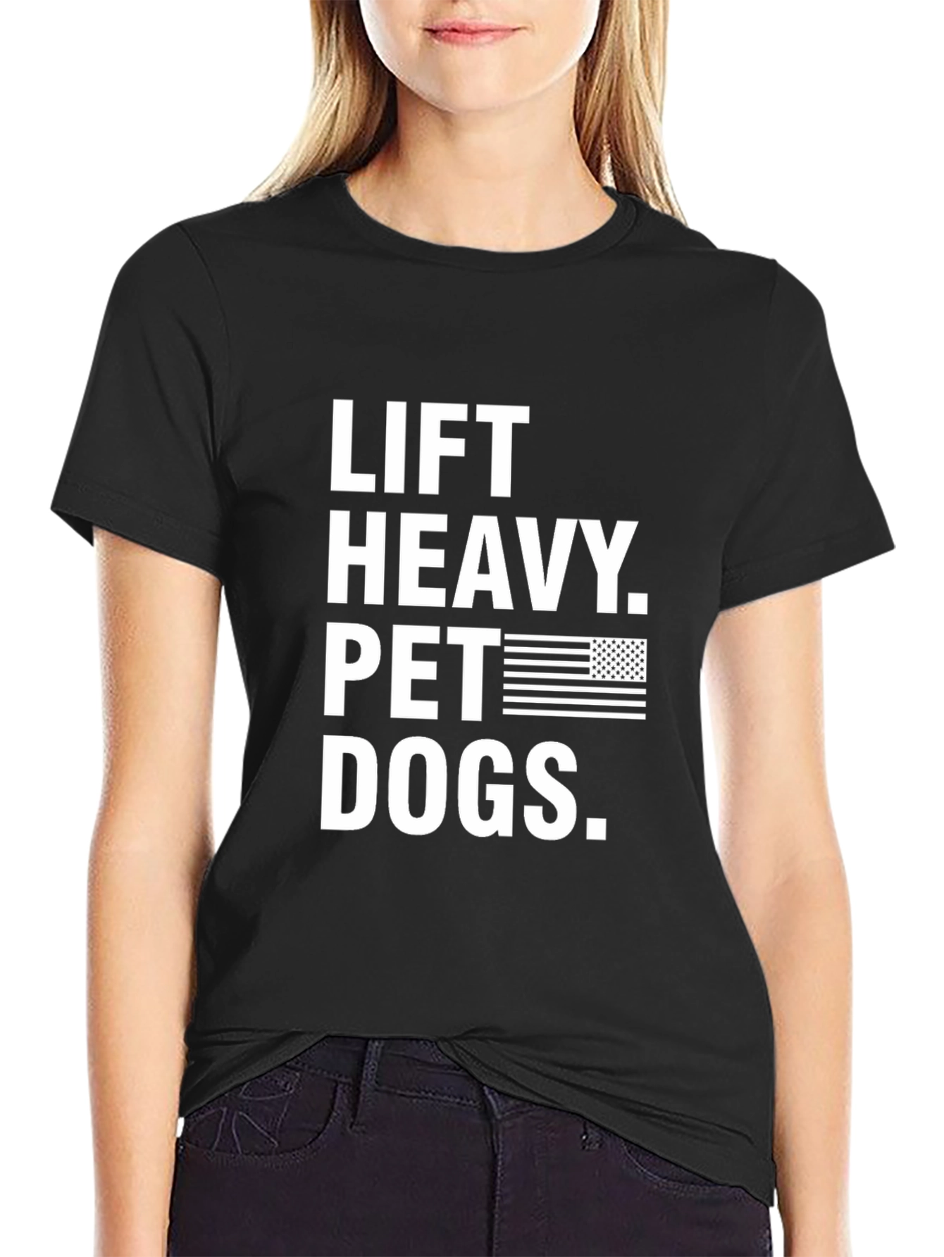 Lift Heavy Pet Dogs Graphic Tee