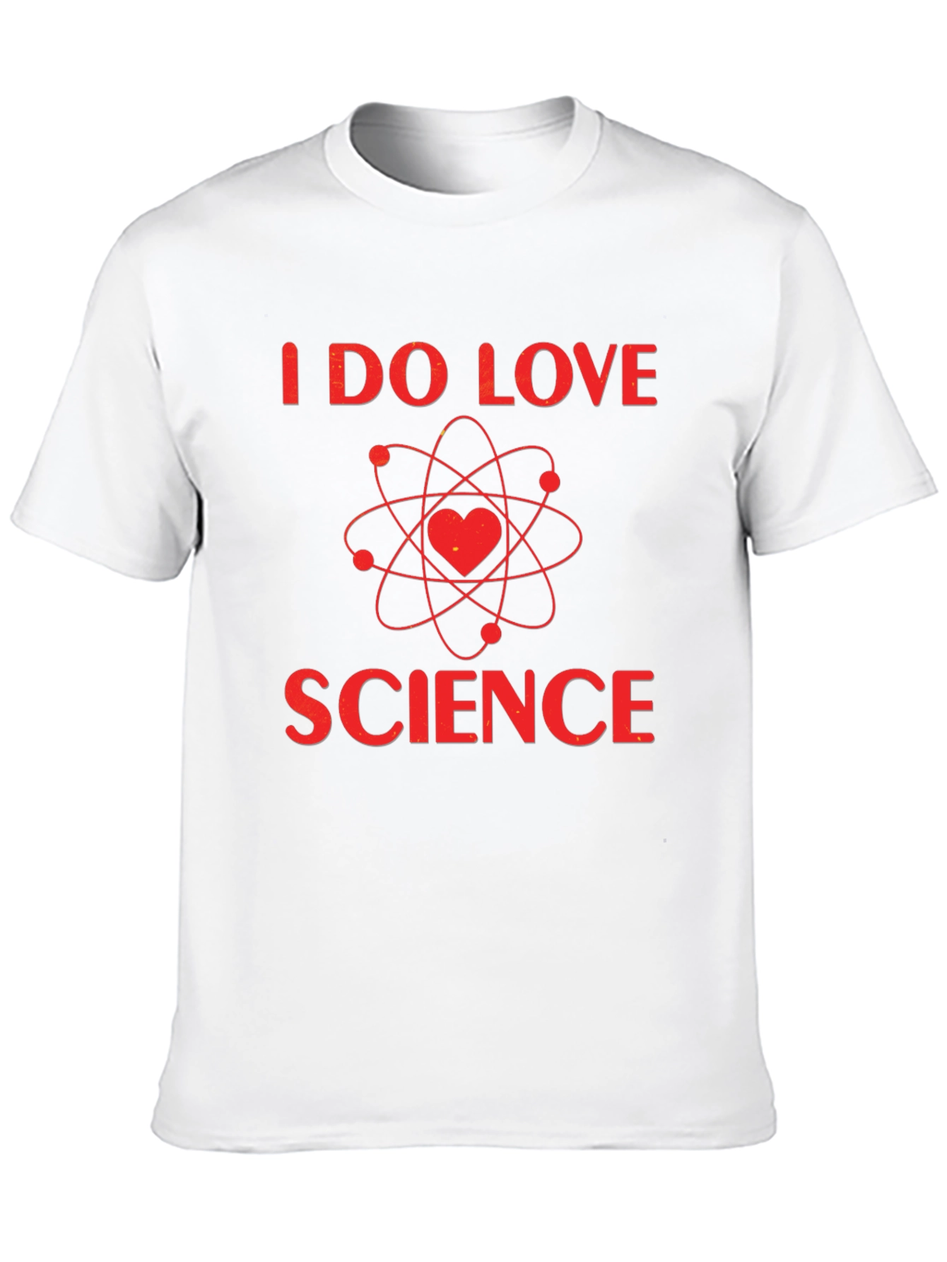 I Love Science T-Shirt - Heart Atom Design