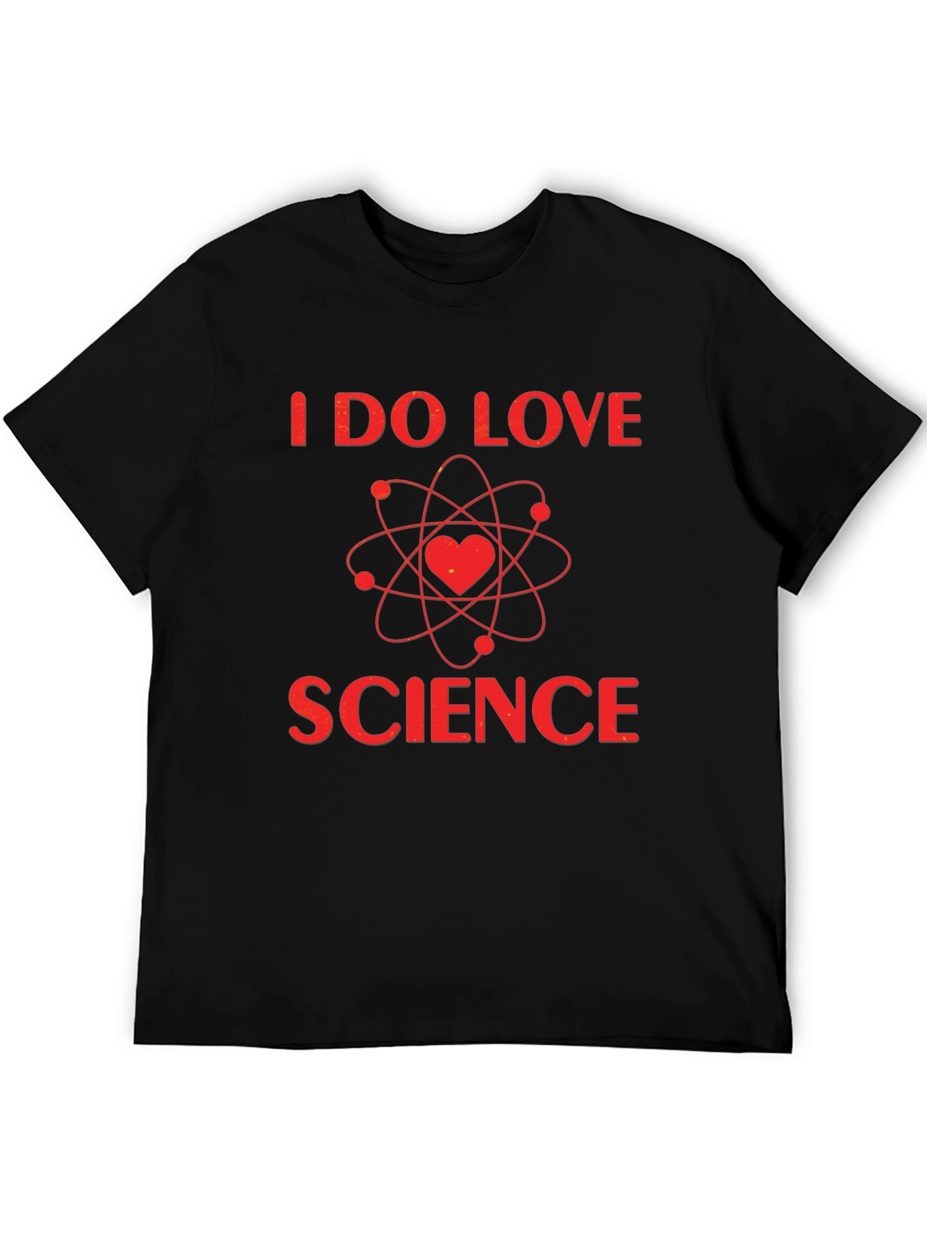 I Love Science T-Shirt - Heart Atom Design