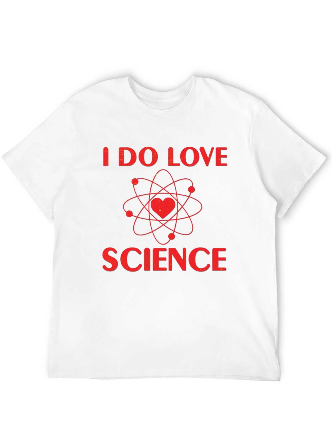 I Love Science T-Shirt - Heart Atom Design