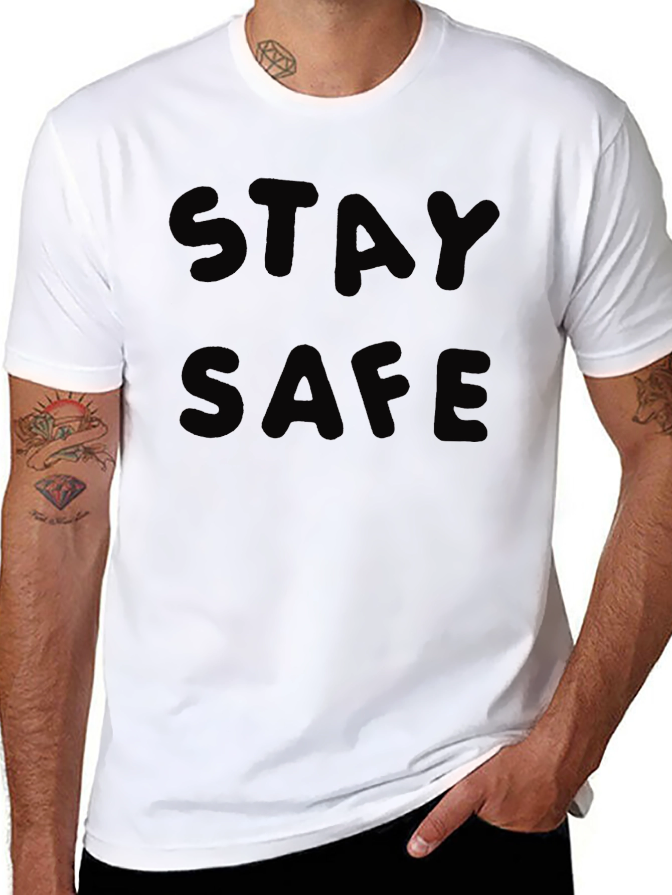 Stay Safe Graphic T-Shirt