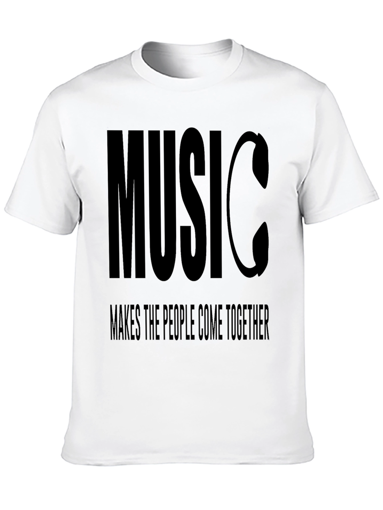 Music Unites Graphic Tee - Black T-Shirt