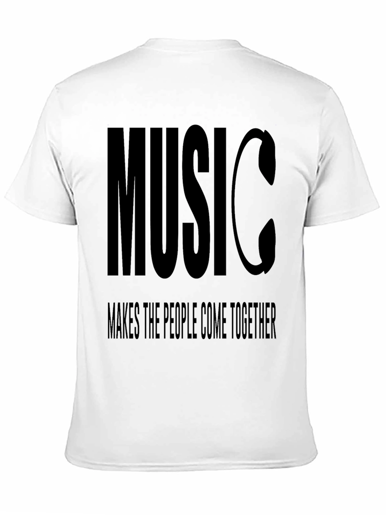 Music Unites Graphic Tee - Black T-Shirt