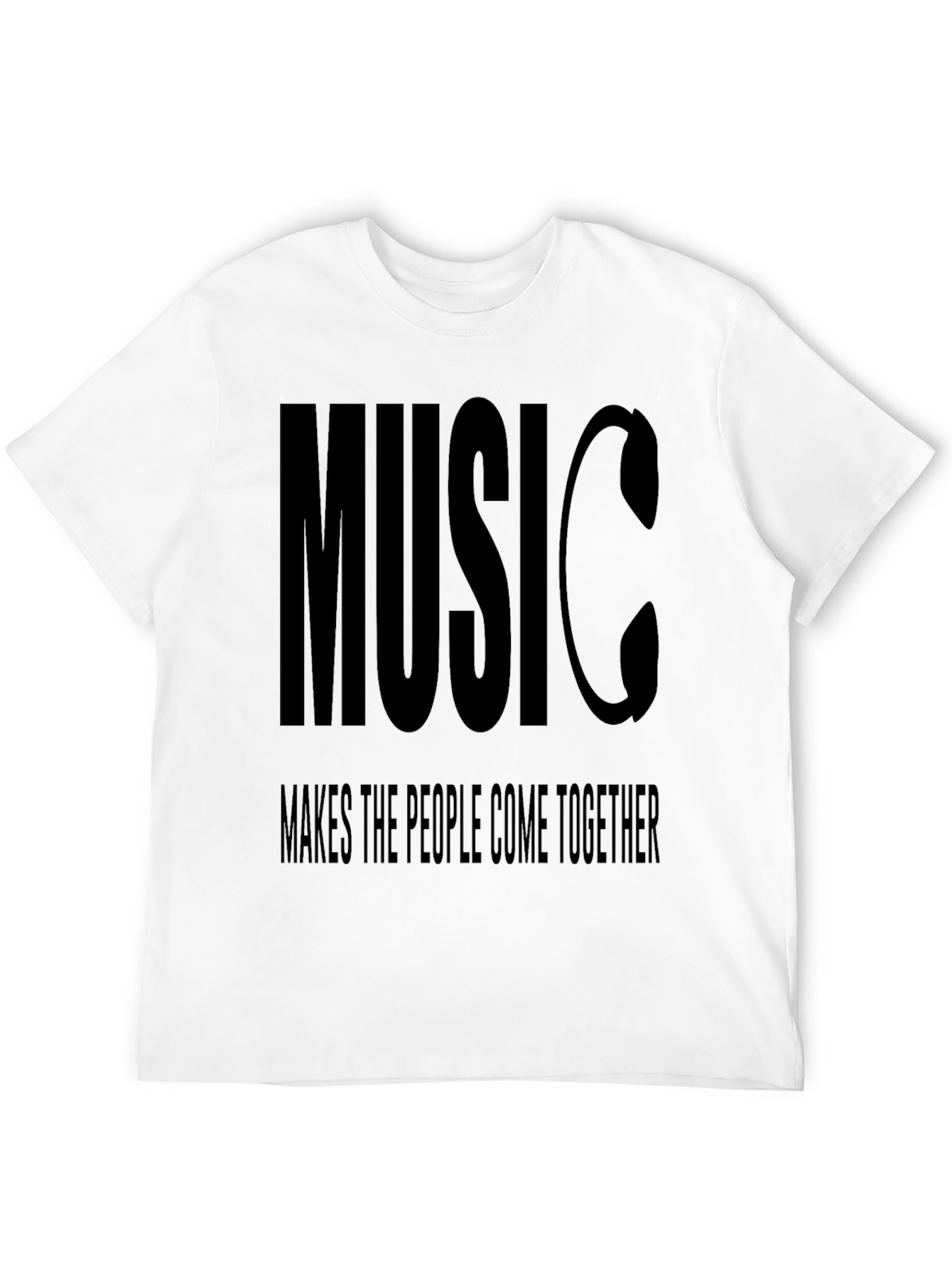 Music Unites Graphic Tee - Black T-Shirt