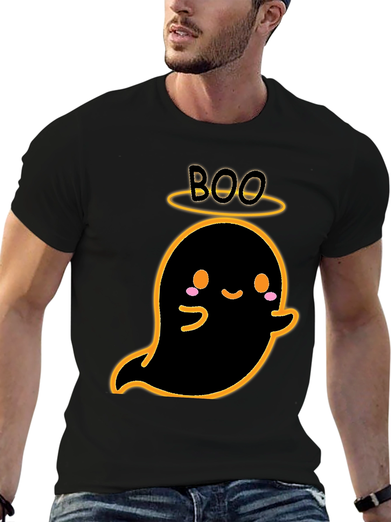 Cute Ghost Boo Halloween T-Shirt