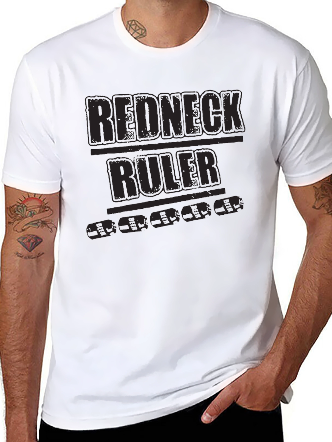 Redneck Ruler Graphic T-Shirt