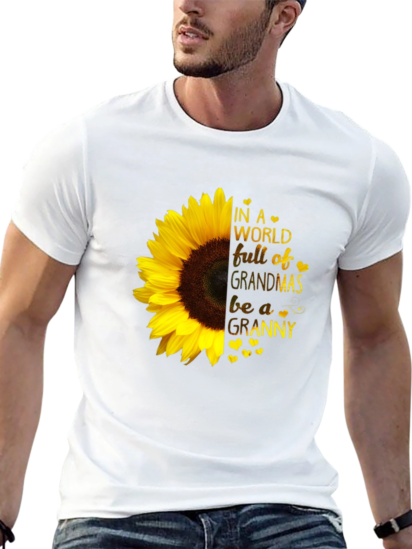 Sunflower Granny T-Shirt - Grandmas Be a Granny