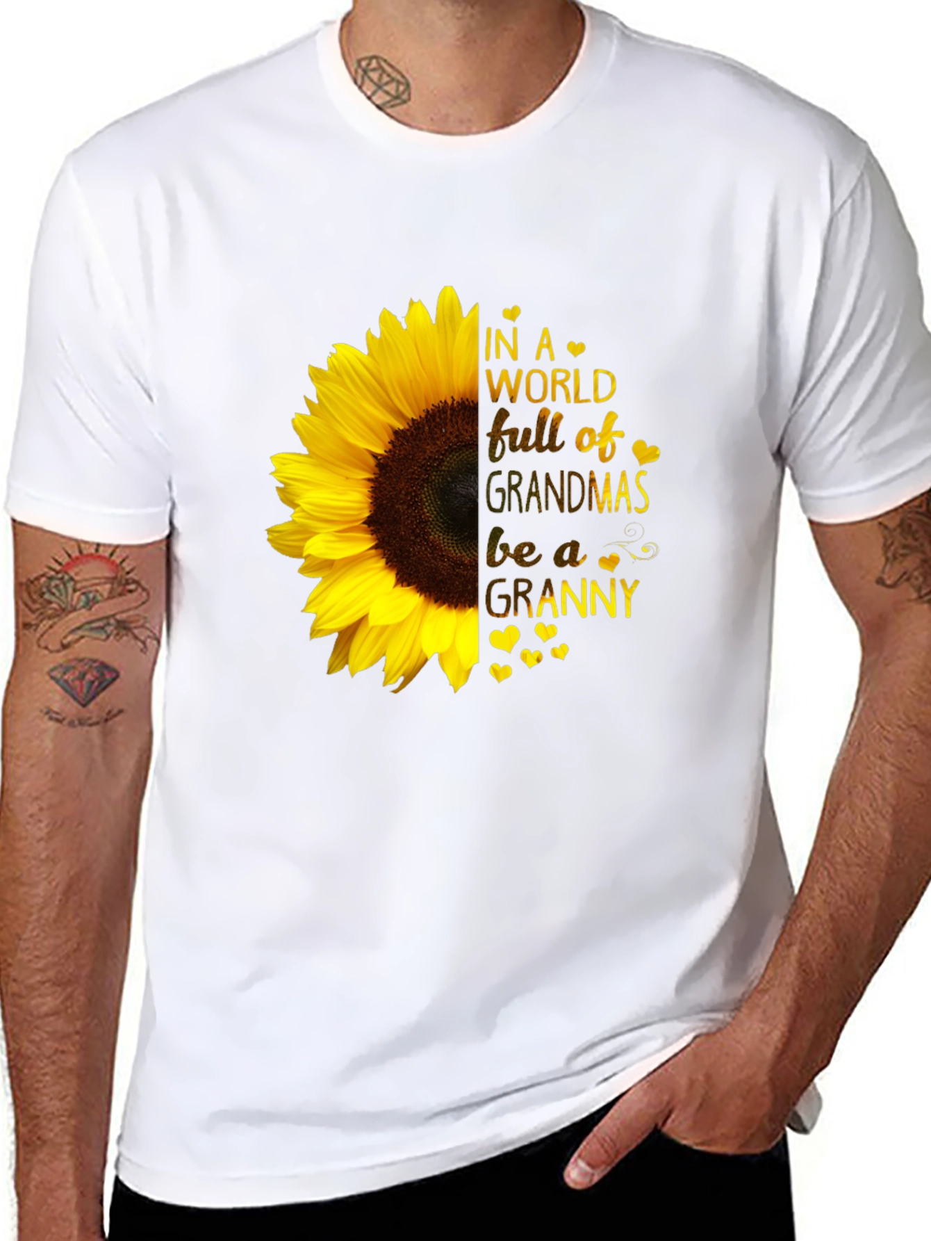 Sunflower Granny T-Shirt - Grandmas Be a Granny