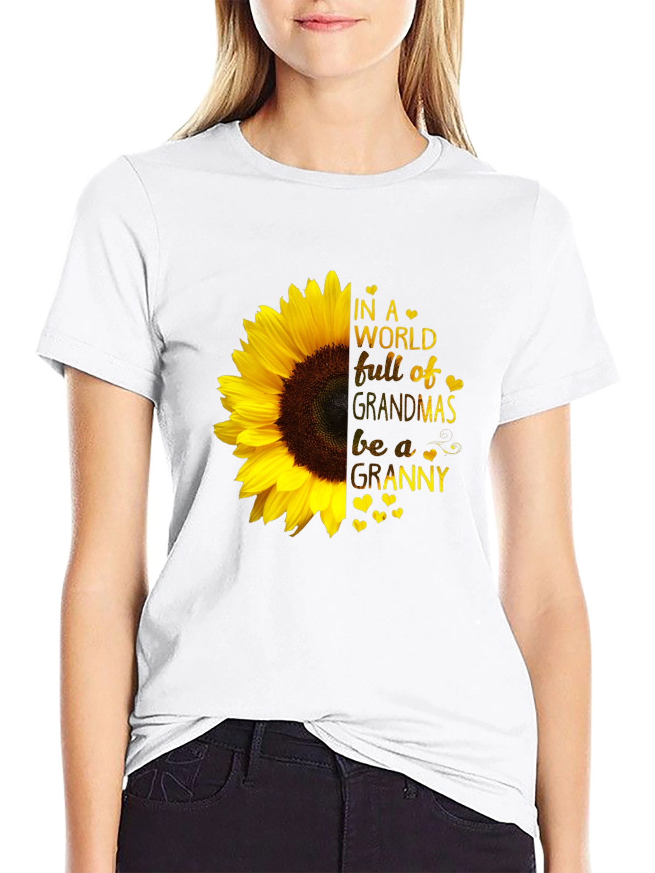 Sunflower Granny T-Shirt - Grandmas Be a Granny