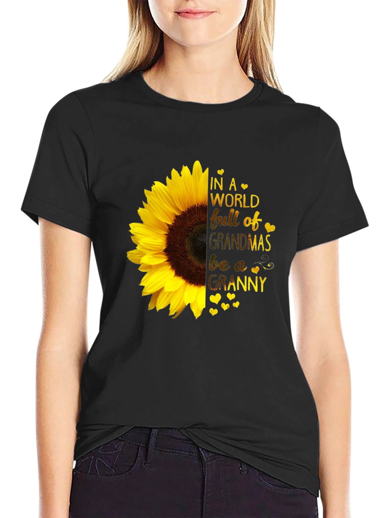Sunflower Granny T-Shirt - Grandmas Be a Granny