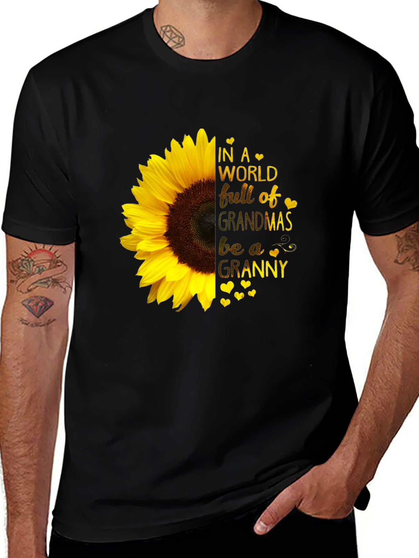 Sunflower Granny T-Shirt - Grandmas Be a Granny
