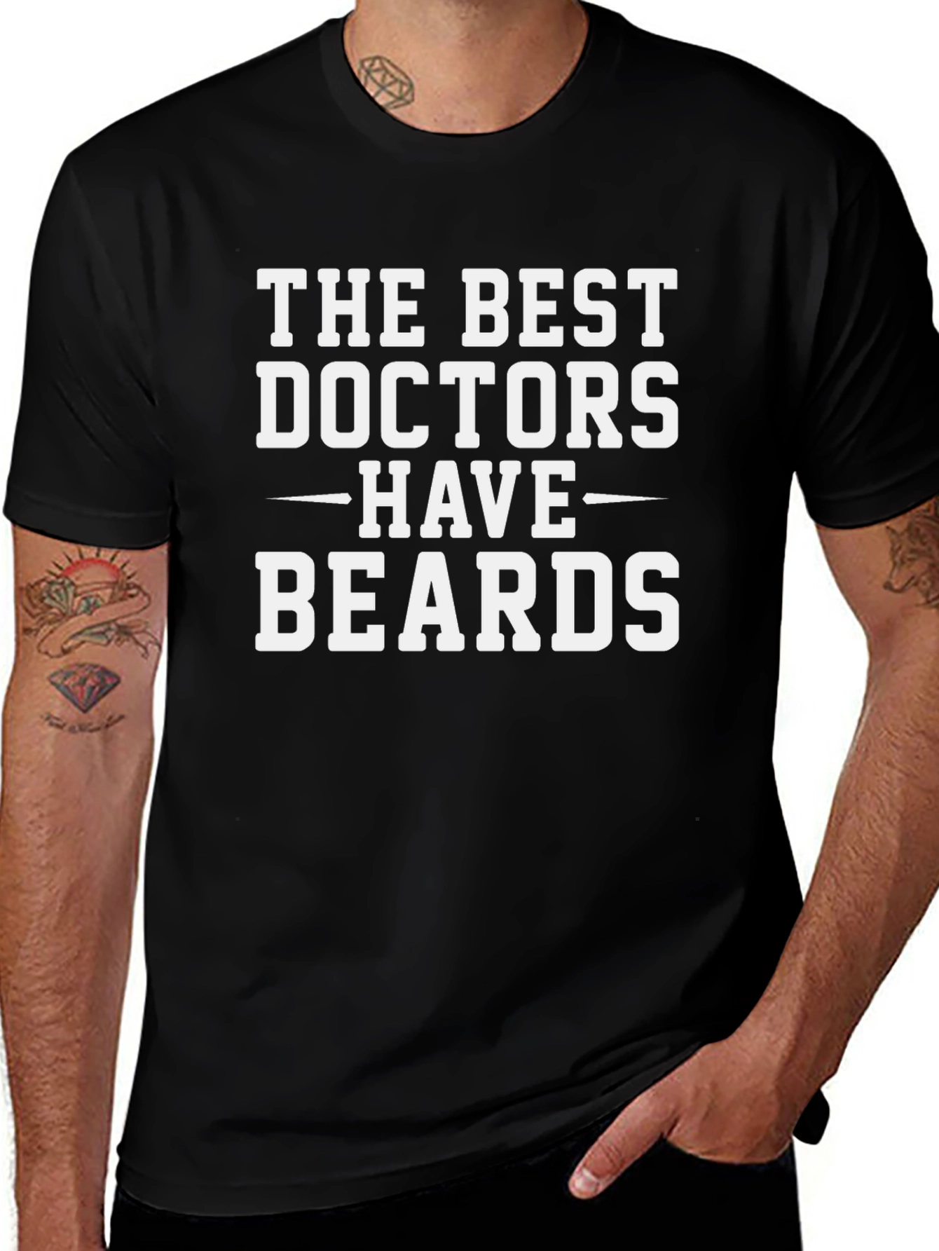 Best Doctors Have Beards Graphic T-Shirt