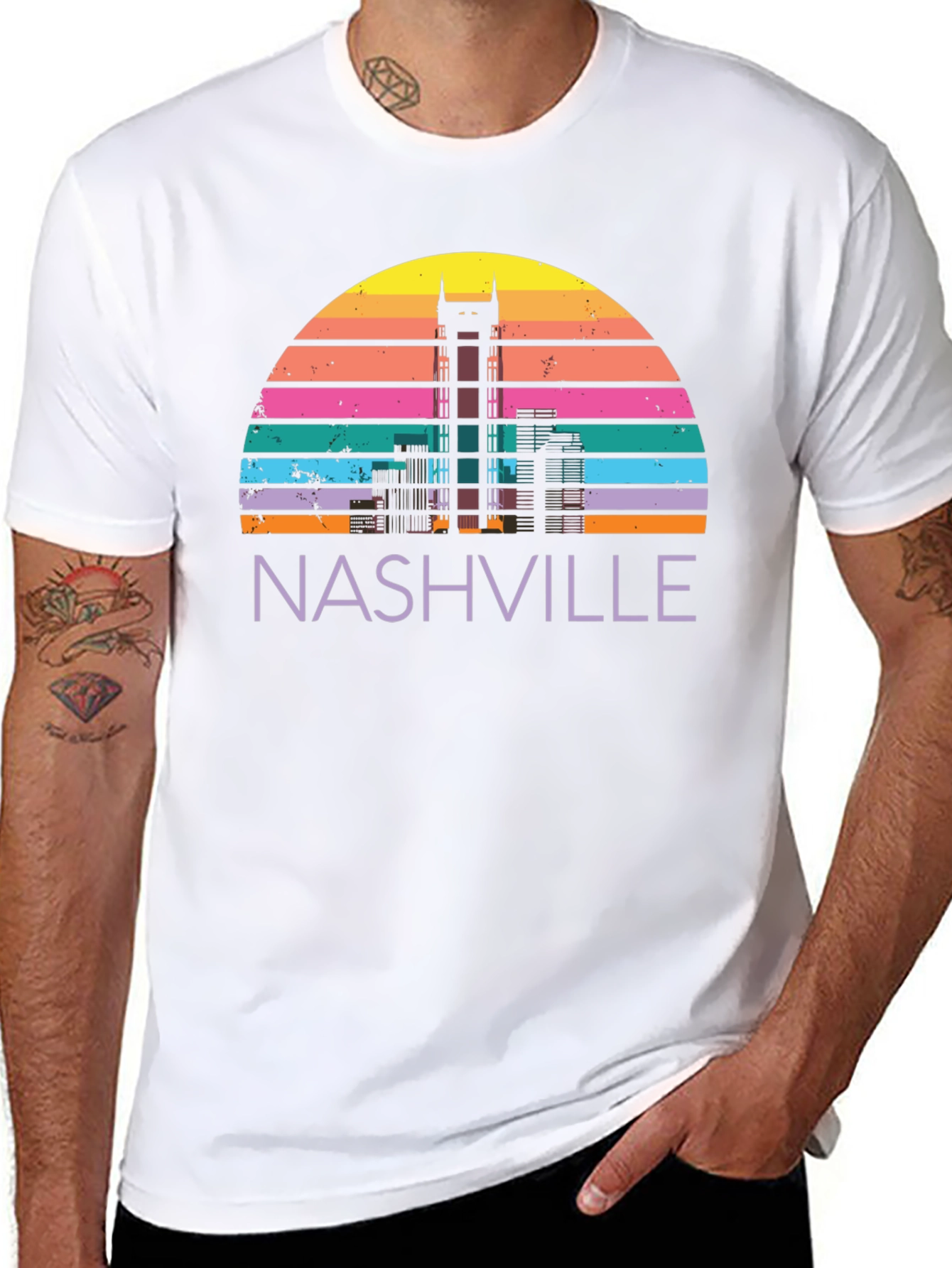 Nashville Retro Skyline T-Shirt