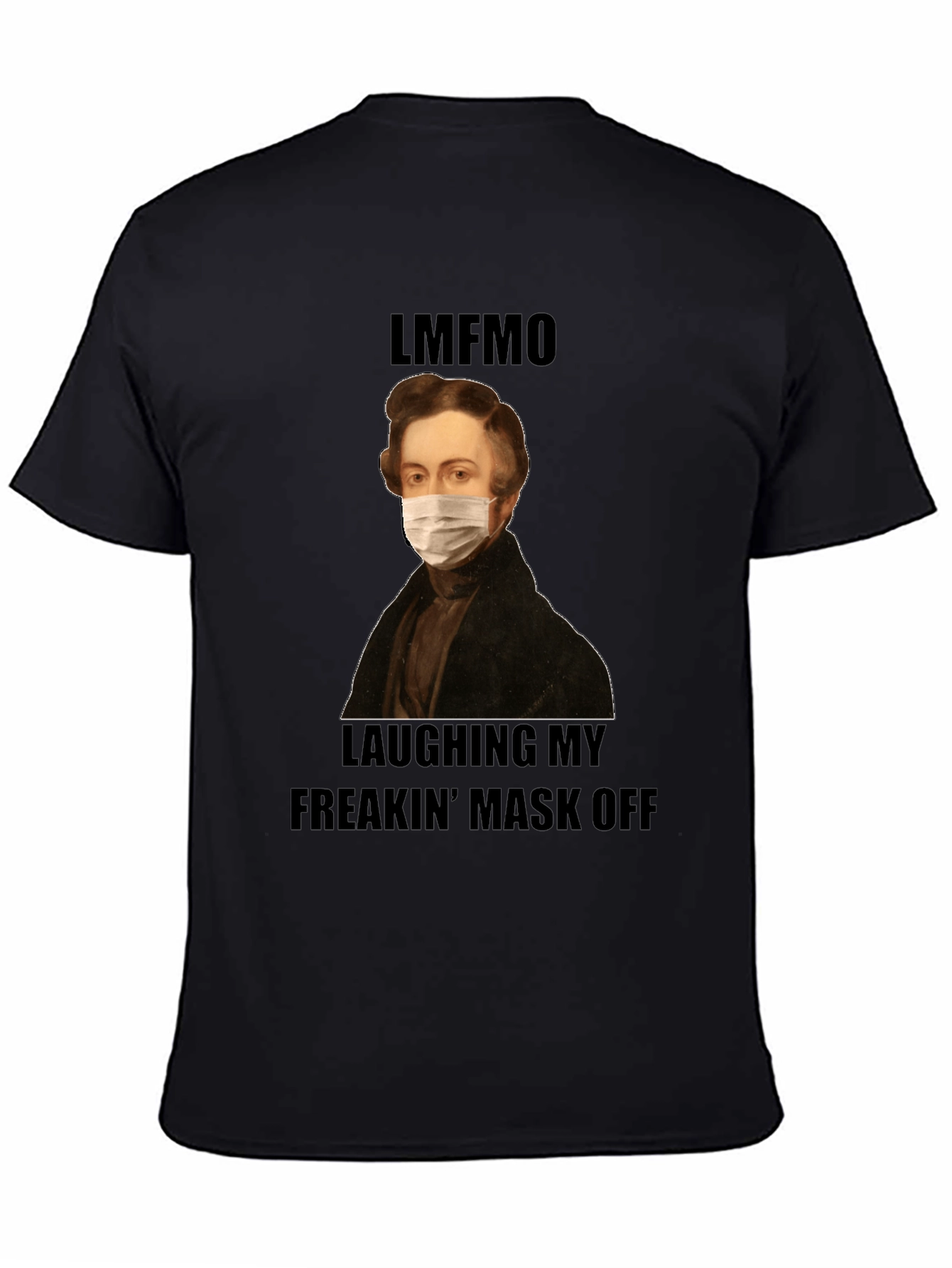 Funny LMFAO Masked Portrait T-Shirt