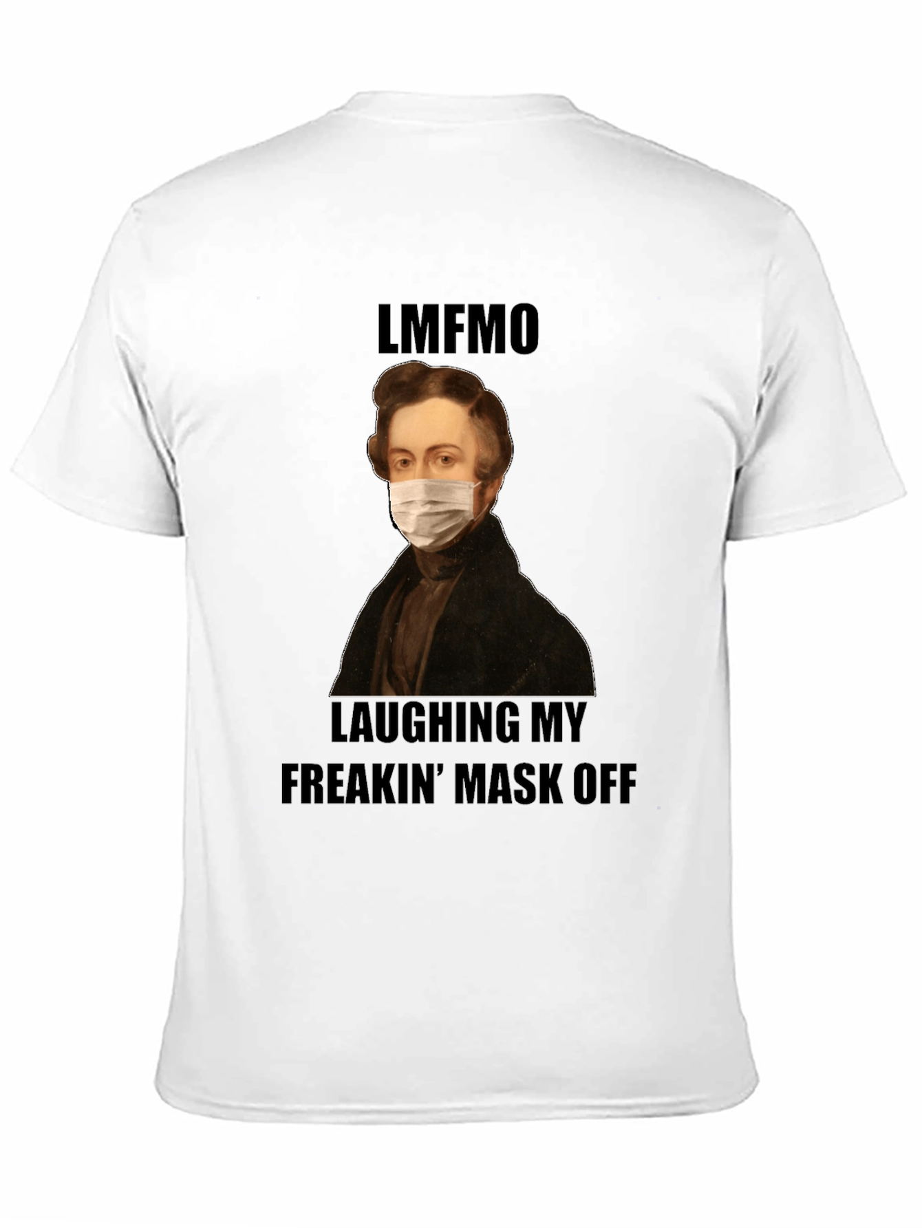 Funny LMFAO Masked Portrait T-Shirt