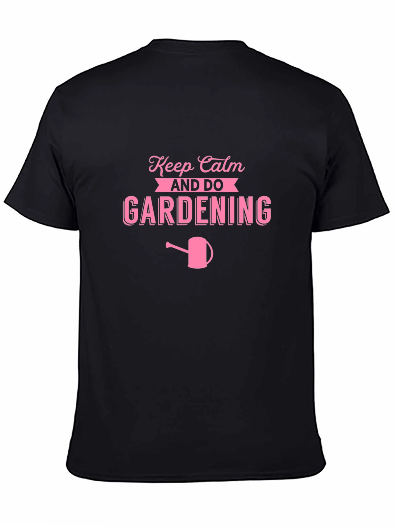 Keep Calm and Do Gardening Pink Graphic Tee