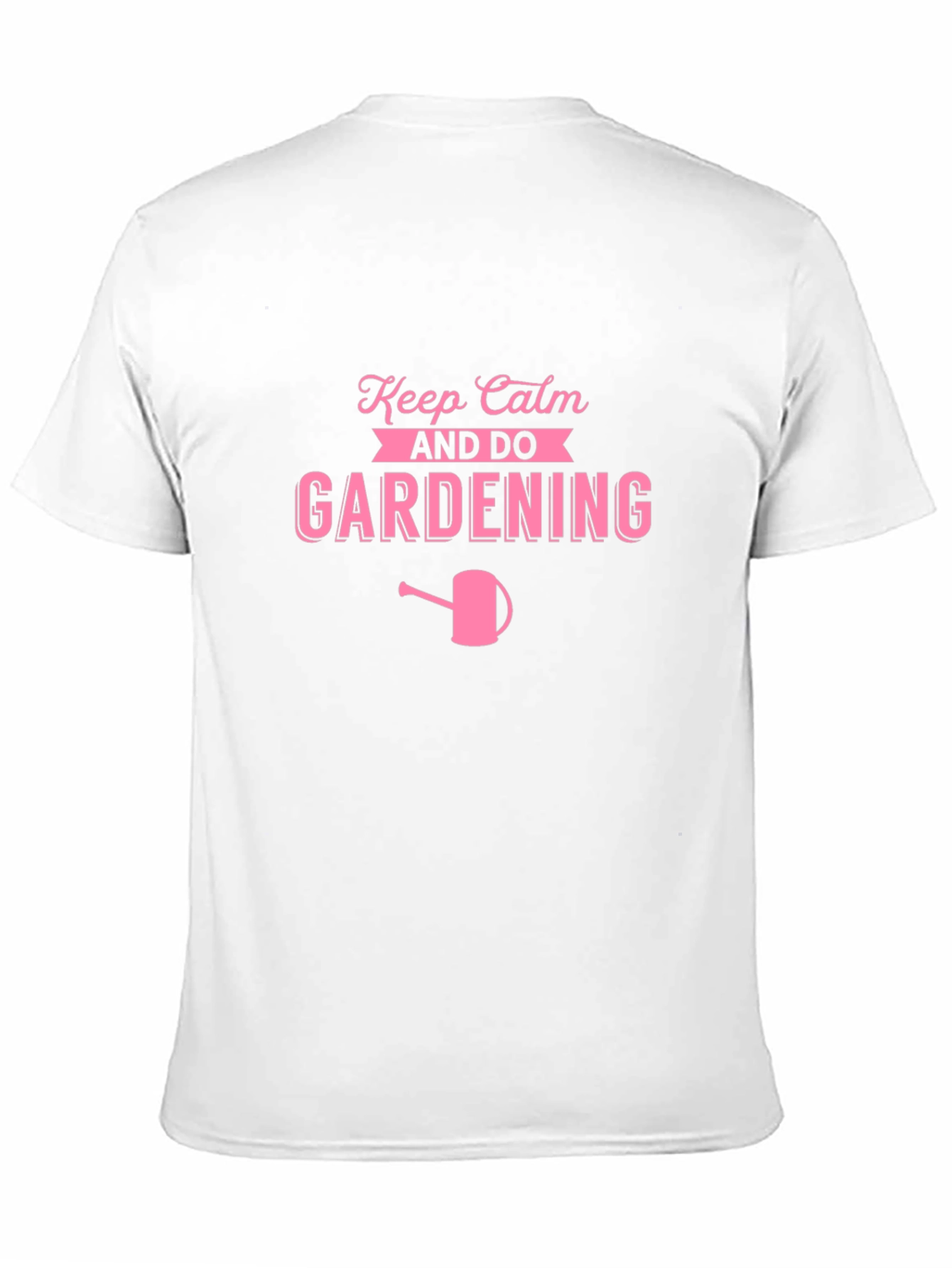 Keep Calm and Do Gardening Pink Graphic Tee