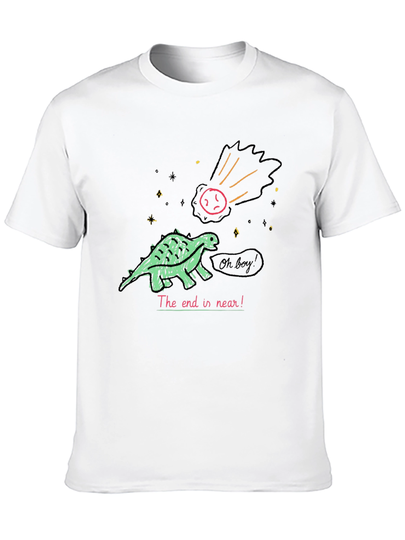 Dinosaur Comet T-Shirt - The End is Near