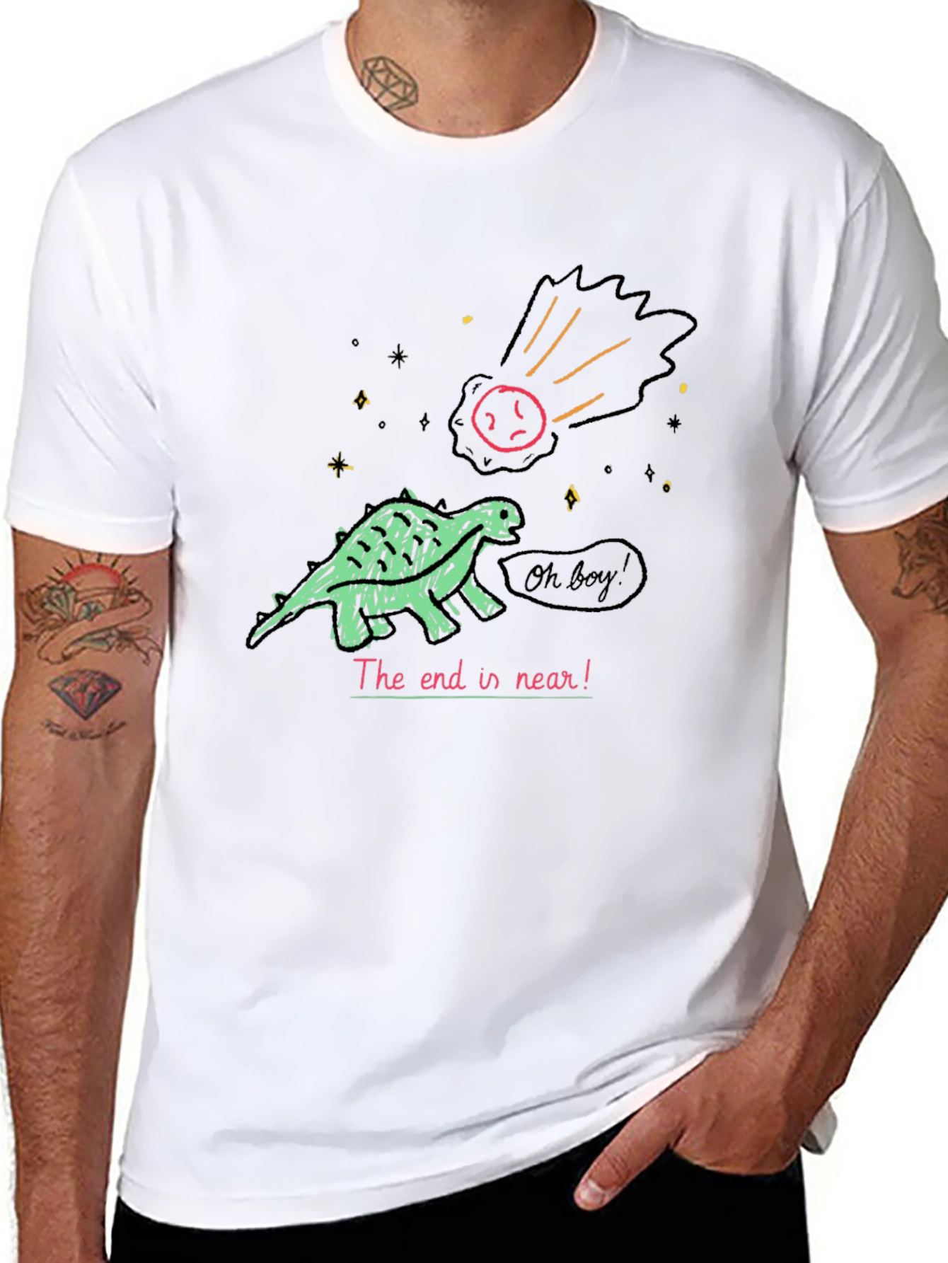 Dinosaur Comet T-Shirt - The End is Near