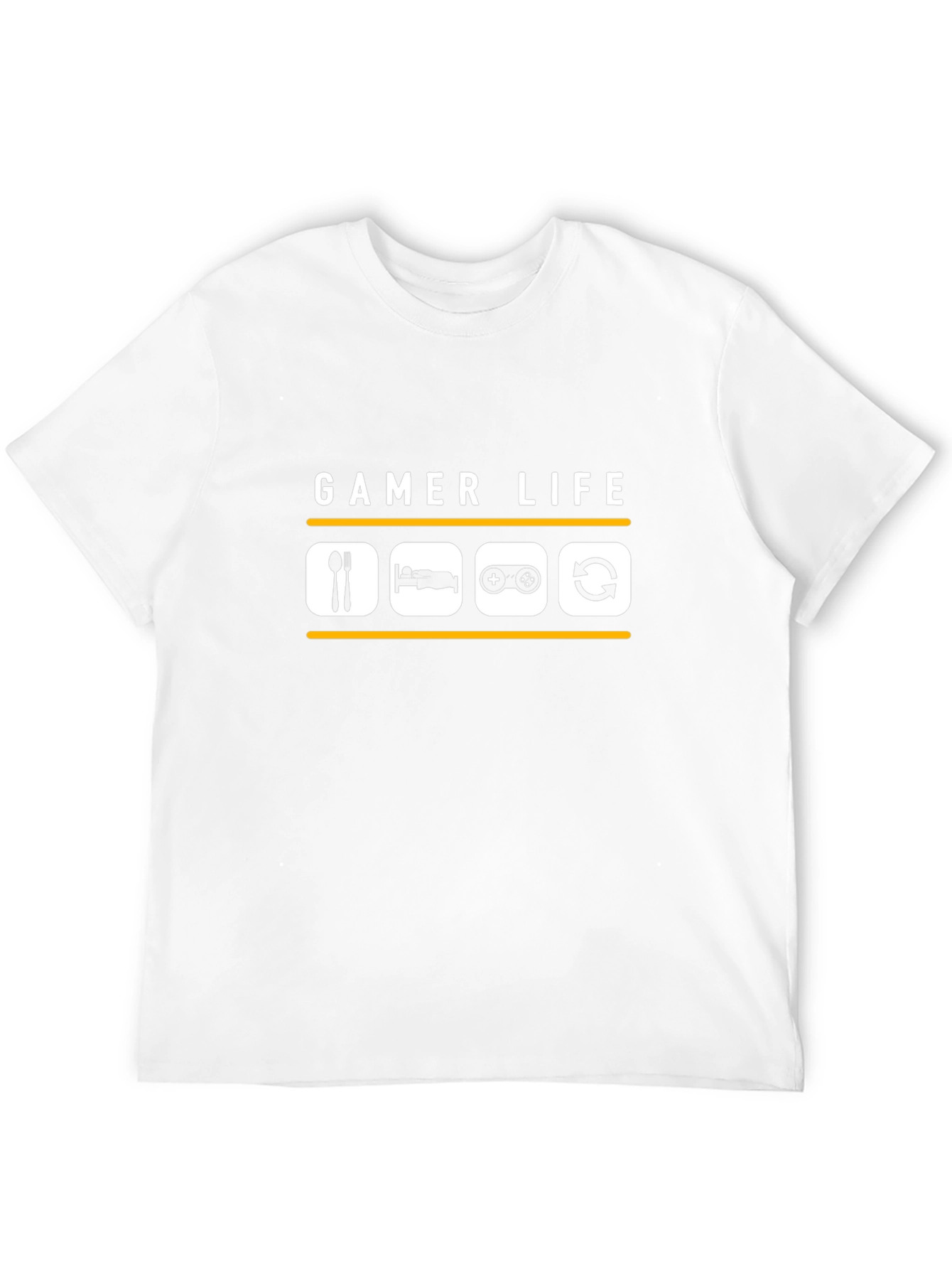 Gamer Life Black Graphic Tee