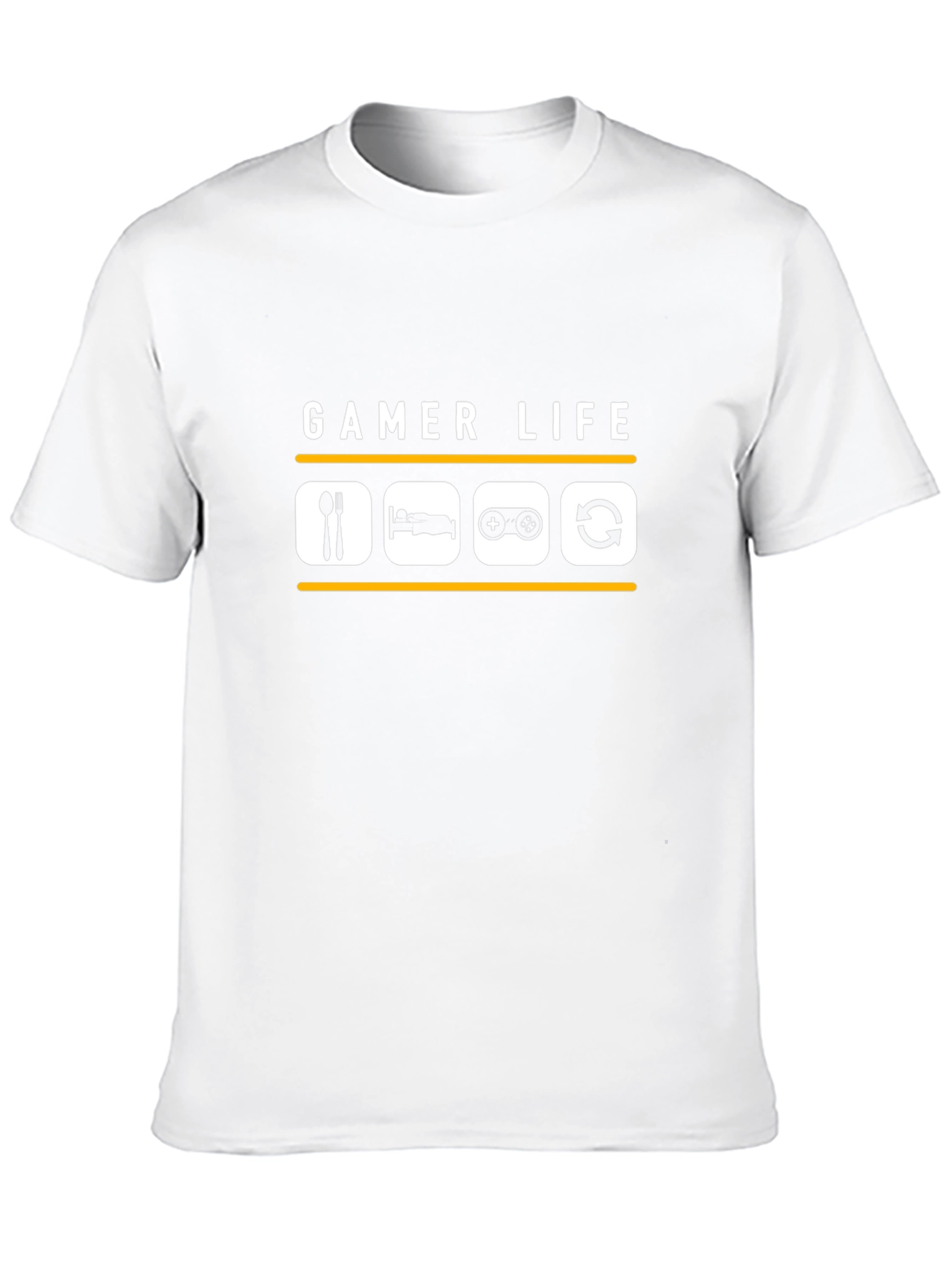 Gamer Life Black Graphic Tee