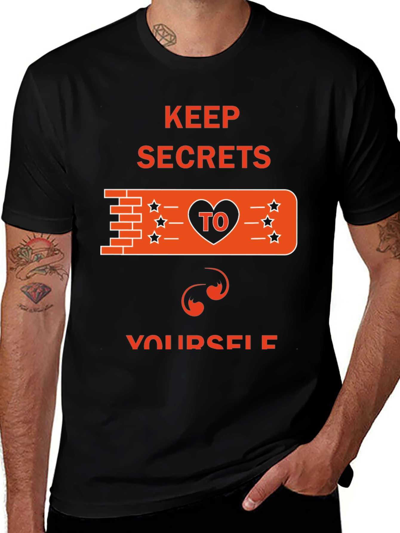 Keep Secrets T-Shirt - Funny Graphic Tee