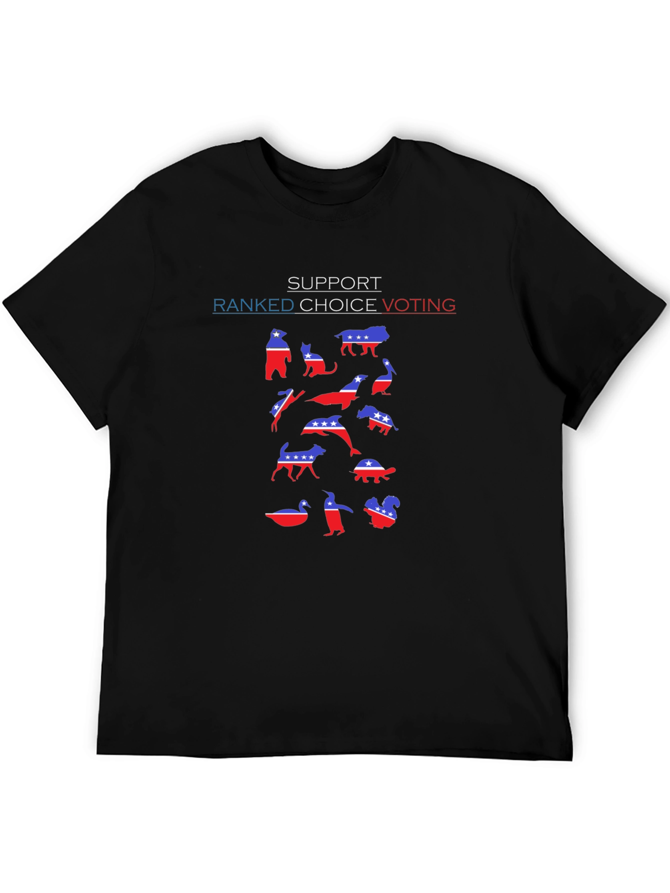 Support Ranked Choice Voting Graphic Tee