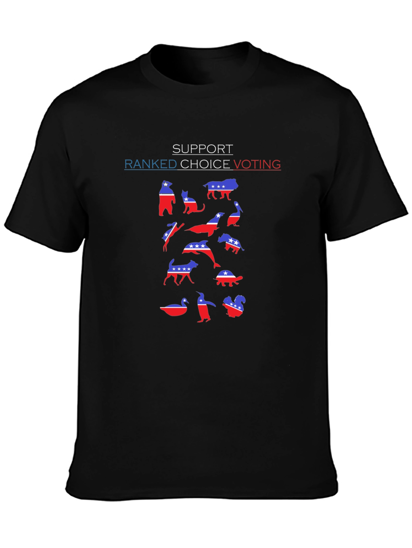 Support Ranked Choice Voting Graphic Tee