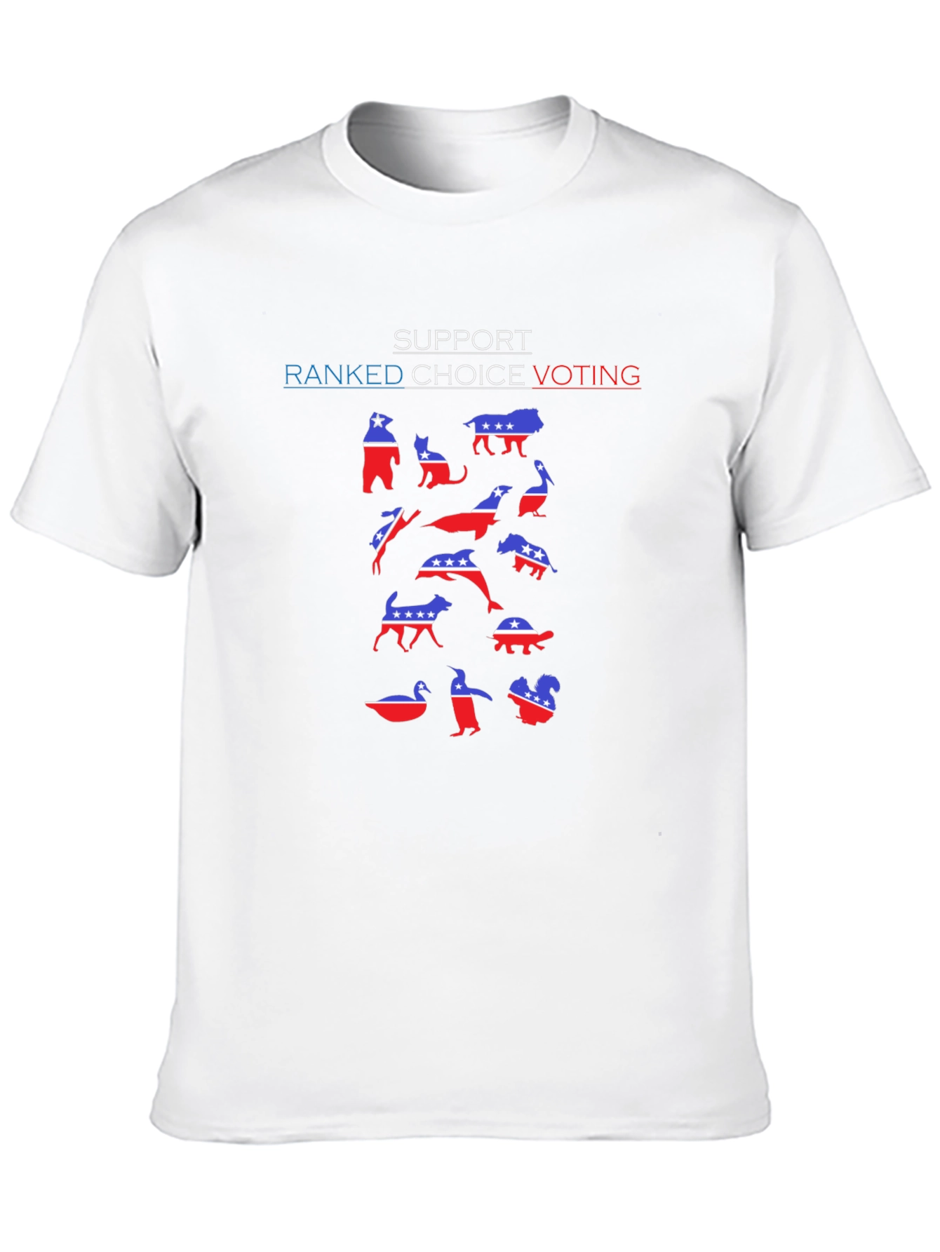 Support Ranked Choice Voting Graphic Tee